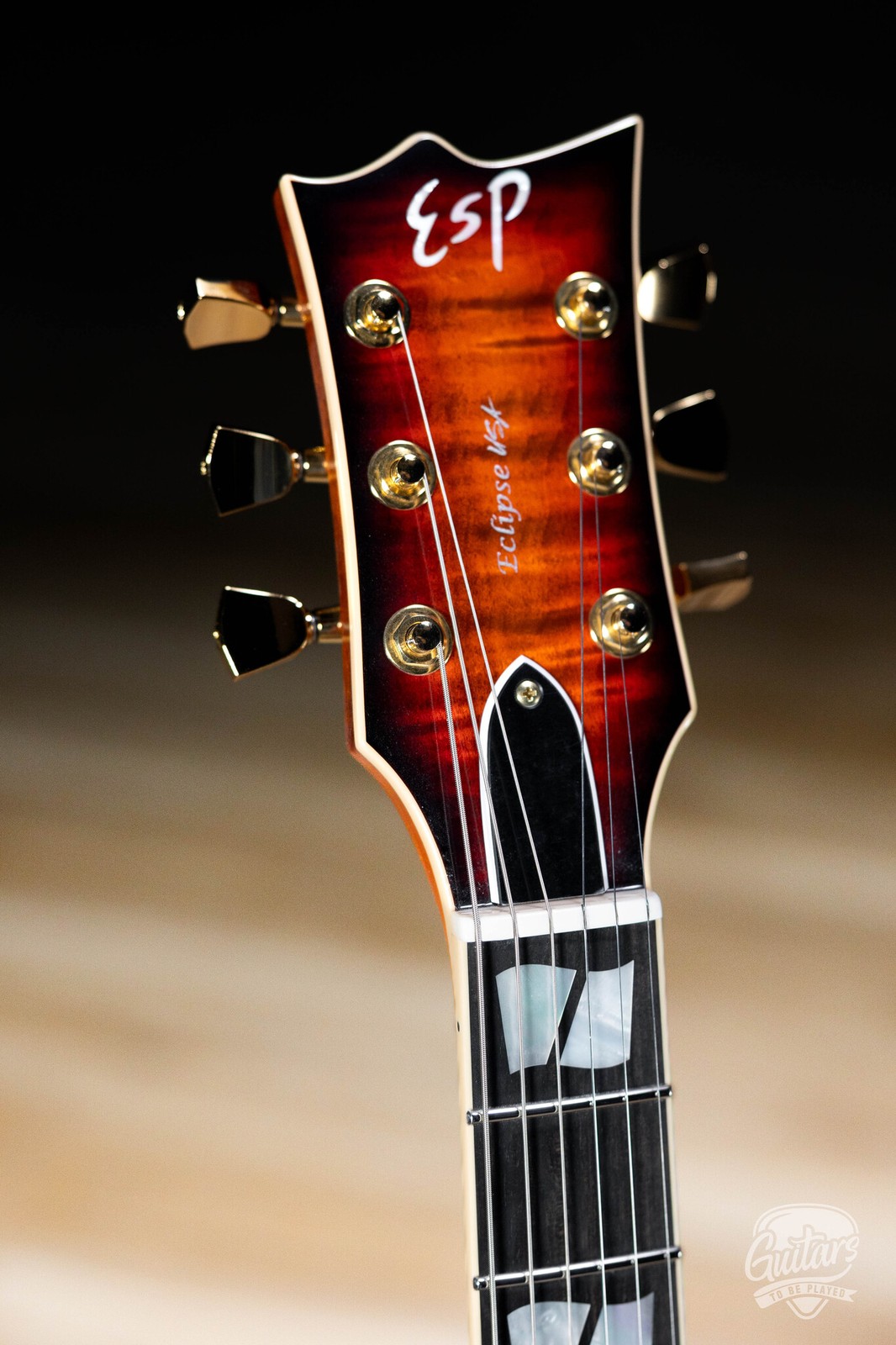 ESP USA Eclipse Full Thickness w/ Seymour Duncans – Tiger Eye Sunburst