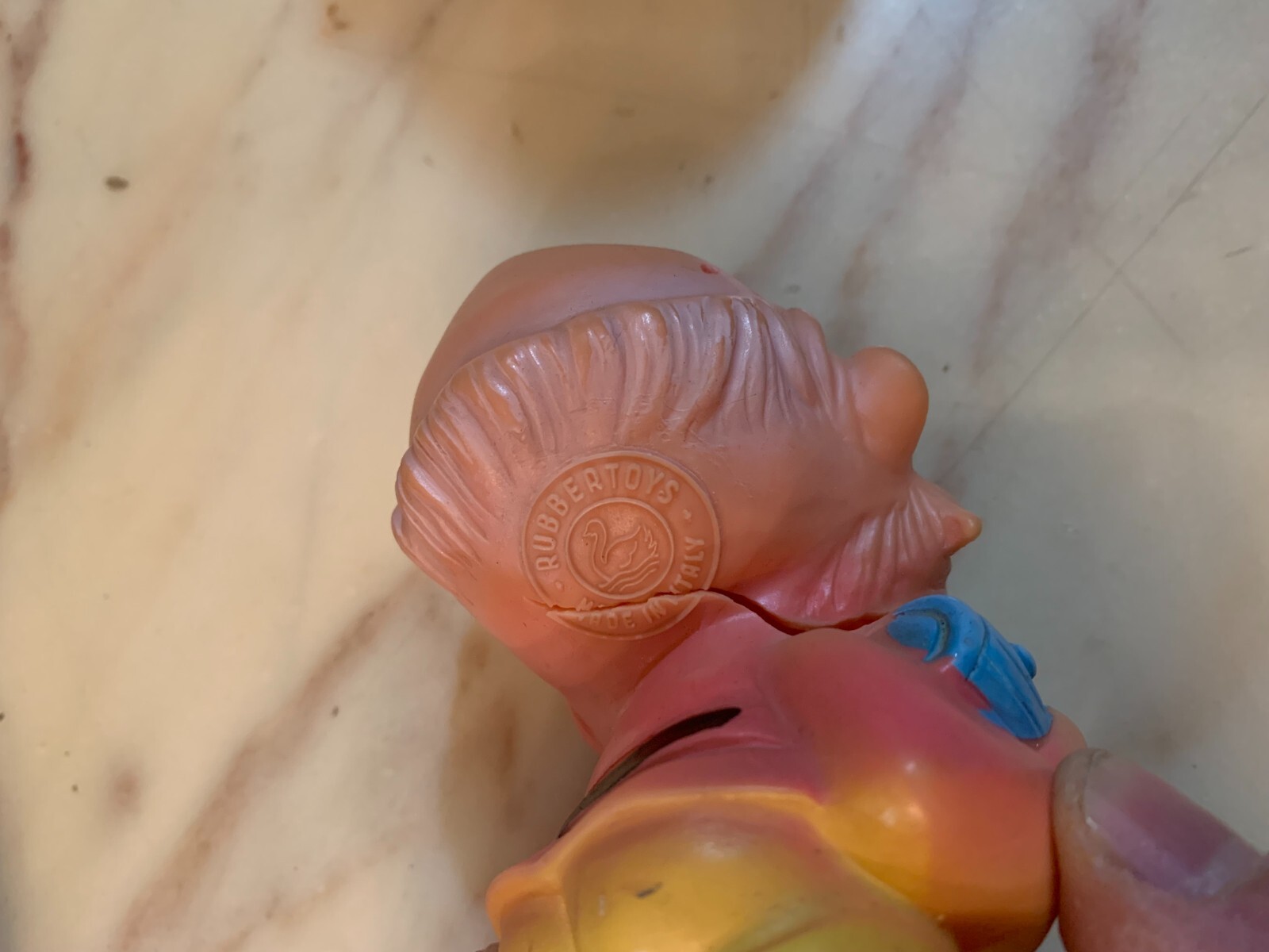 VINTAGE set SNOW WHITE AND SEVEN DWARFS RUBBERTOYS ITALY 1960s squeack squeeze