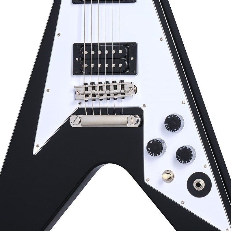 Epiphone Inspired by Gibson Kirk Hammett 1979 Flying V Ebony w/Hard Case New