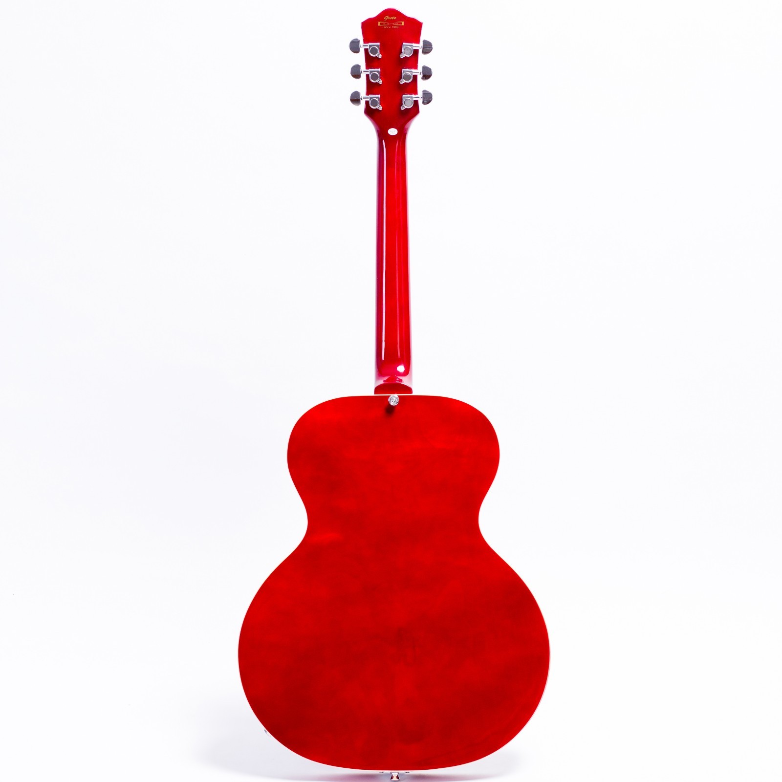 GROTE Jazz Electric Guitar Hollow Body Chrome Hardware P90 pickup (RED)