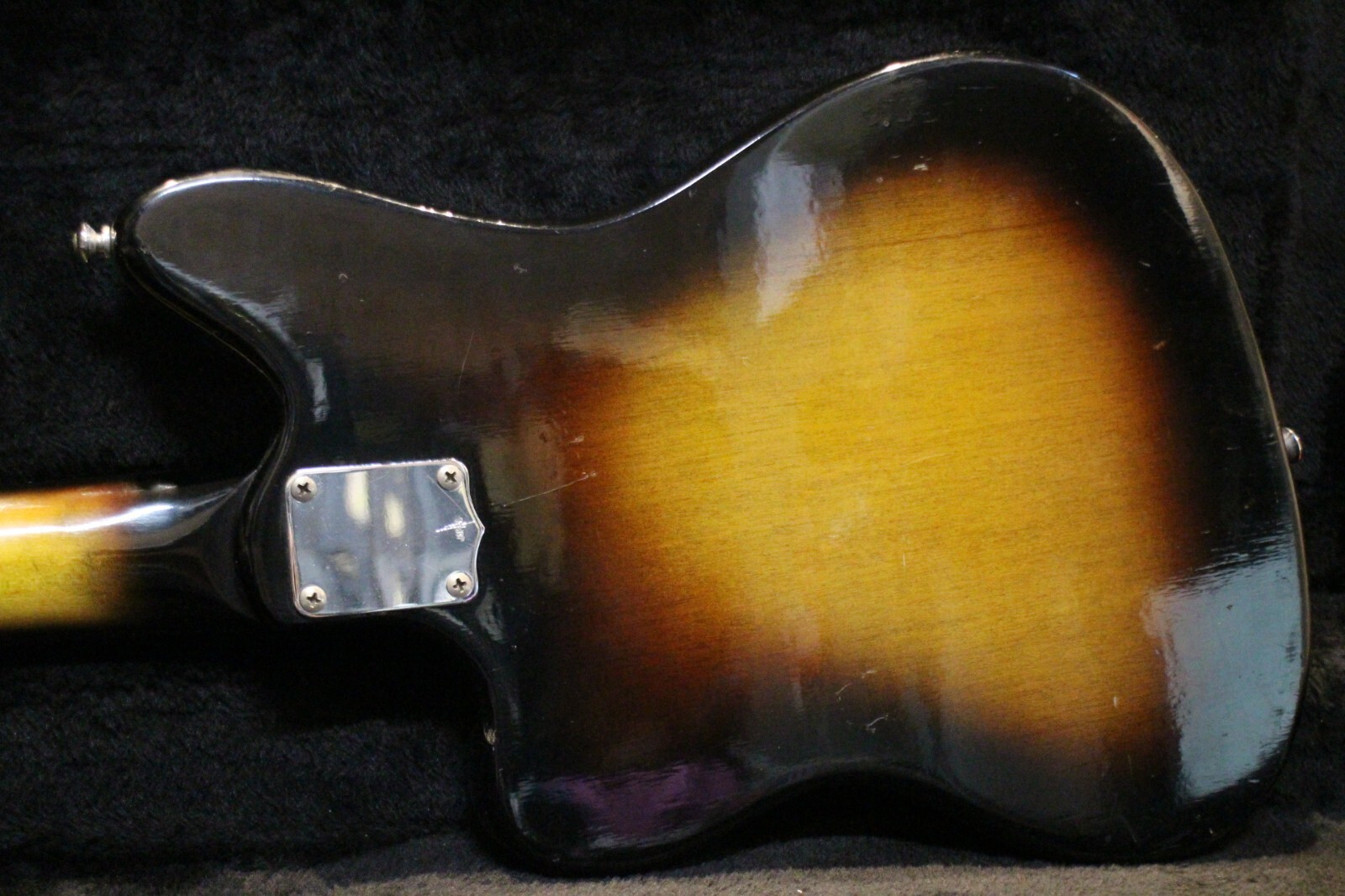 USED Zenon ES-70 Offset Style Electric Guitar Body & Neck Gold Foil GT368 230810