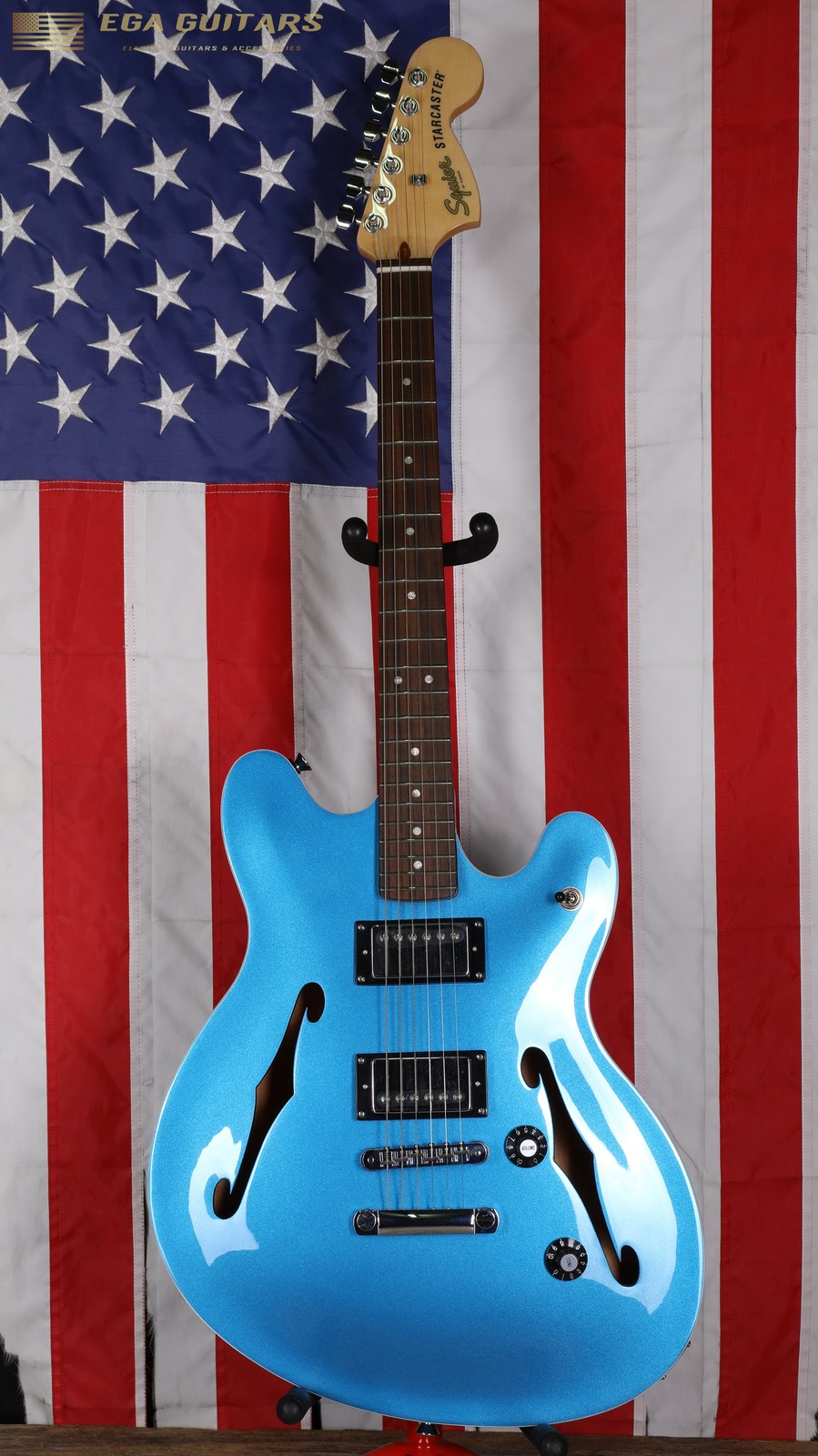 Squier Affinity Starcaster Deluxe – Lake Placid Blue