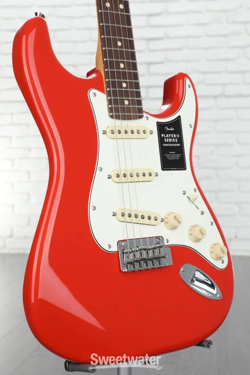 Fender Player II Stratocaster Electric Guitar – Coral Red with Rosewood
