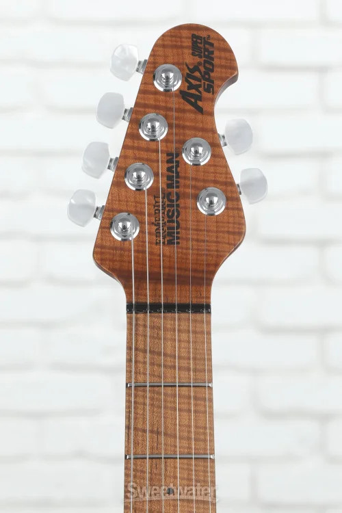 Ernie Ball Music Man Axis Super Sport Electric Guitar – Honey Pot Flame