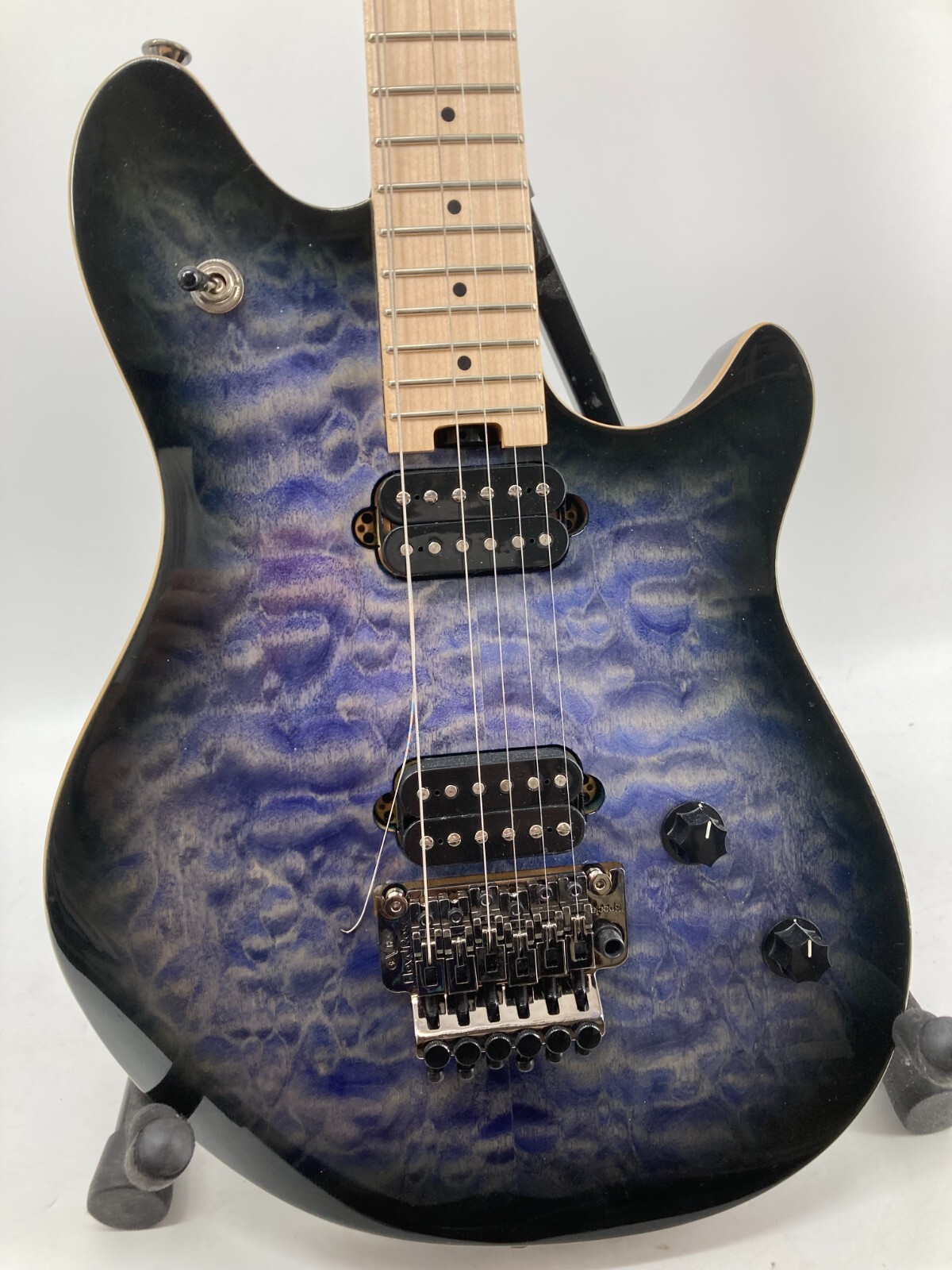 EVH Wolfgang WG Standard Black/Purple Electric Guitar