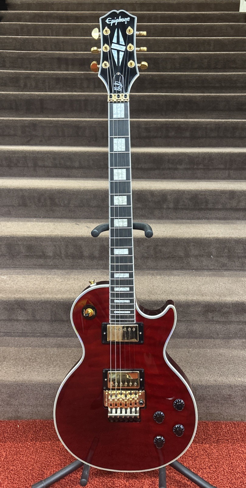 Epiphone Axcess Les Paul Alex Lifeson Signature Electric Guitar W/ HardCase