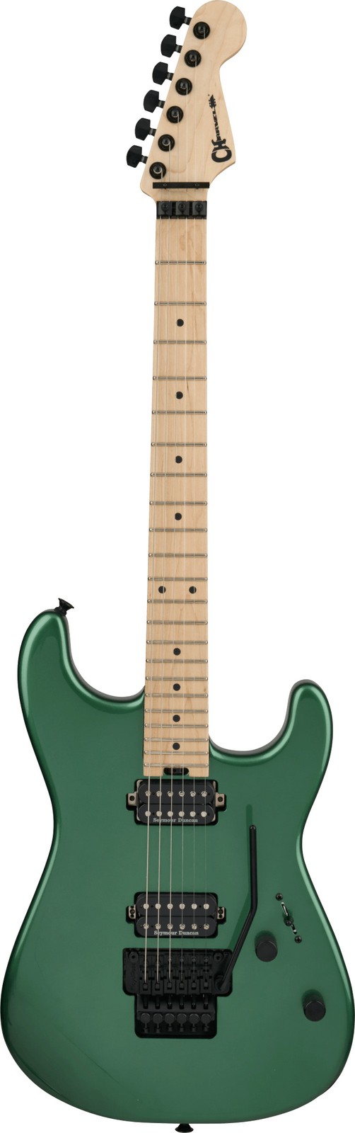 Charvel Pro-Mod San Dimas Style 1 HH FR Electric Guitar, Maple F/B, Pelham Green