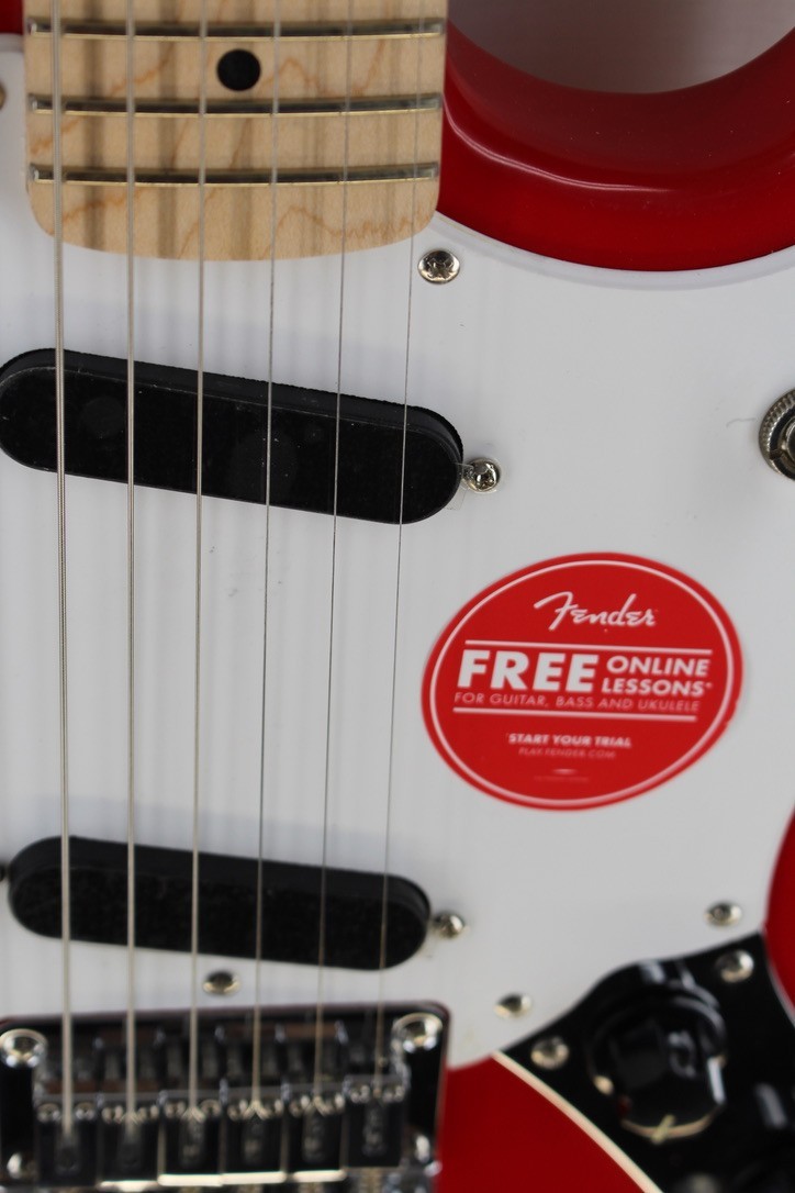 Squier Sonic Mustang Electric Guitar, Red #R7497