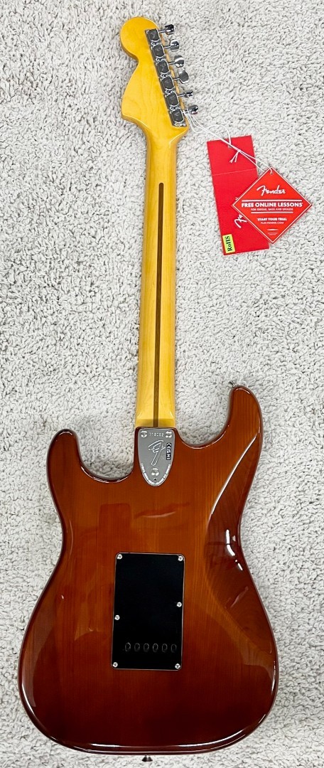 Fender American Vintage II 1973 Mocha Stratocaster Electric Guitar with HardCase