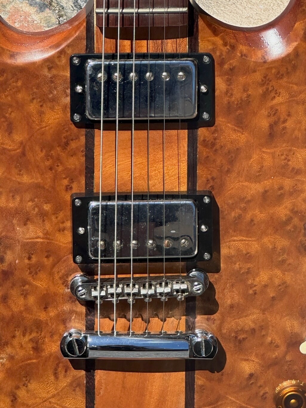 2000’s Antoniotsai SG type Guitar hand made w/70’s DiMarzio PAF’s 1 of a kind !