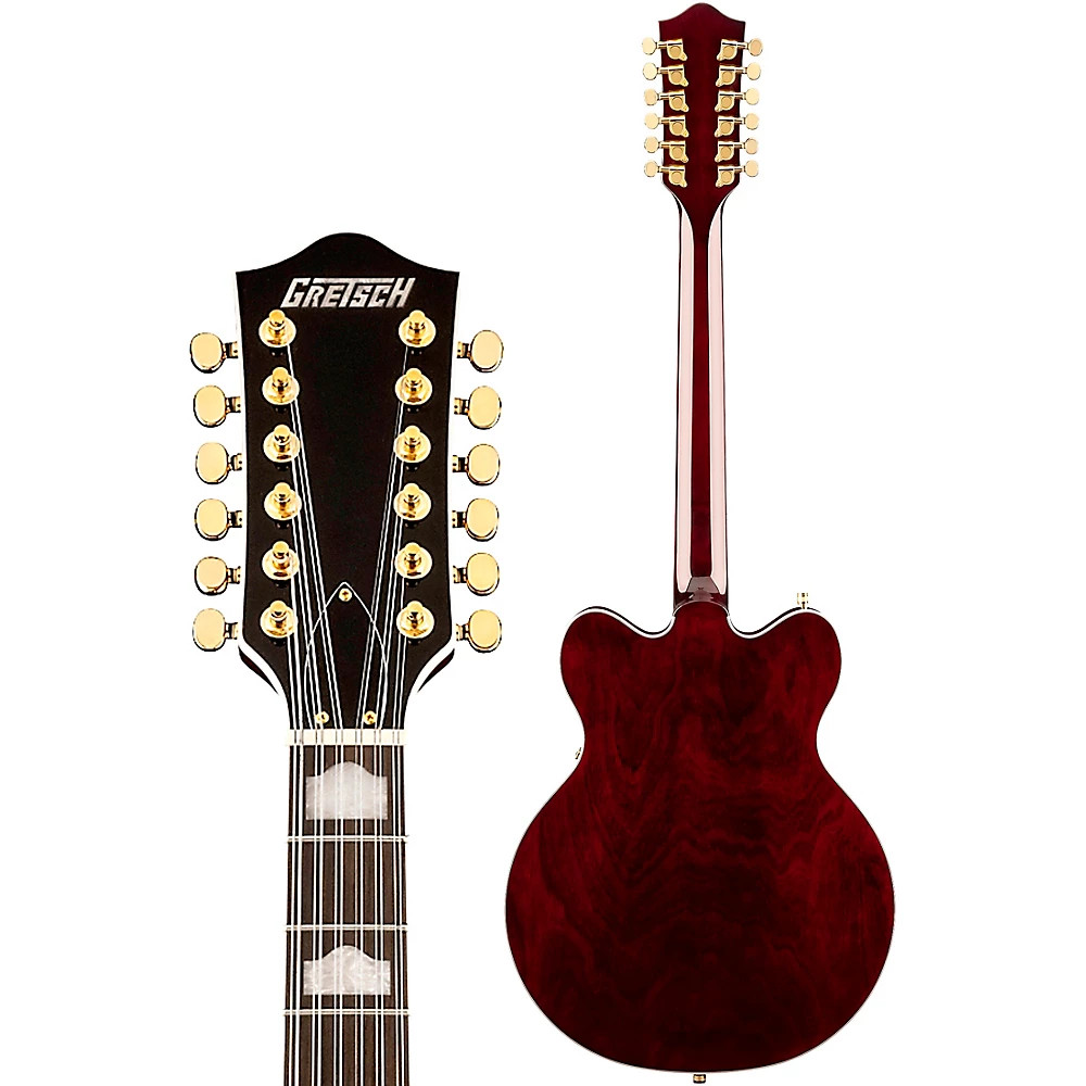 Gretsch Electromatic Hollowbody 12-String Gold HW Guitar Walnut Stain