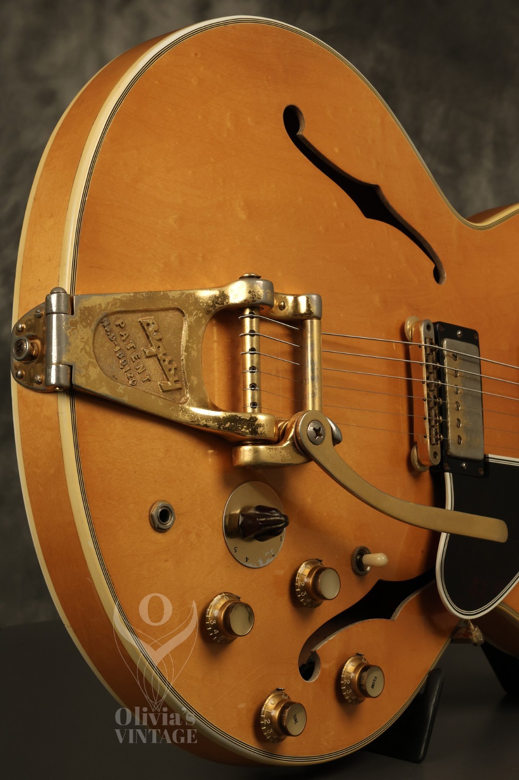 RARE original 1961 Gibson ES-355 TDN Natural/BLONDE