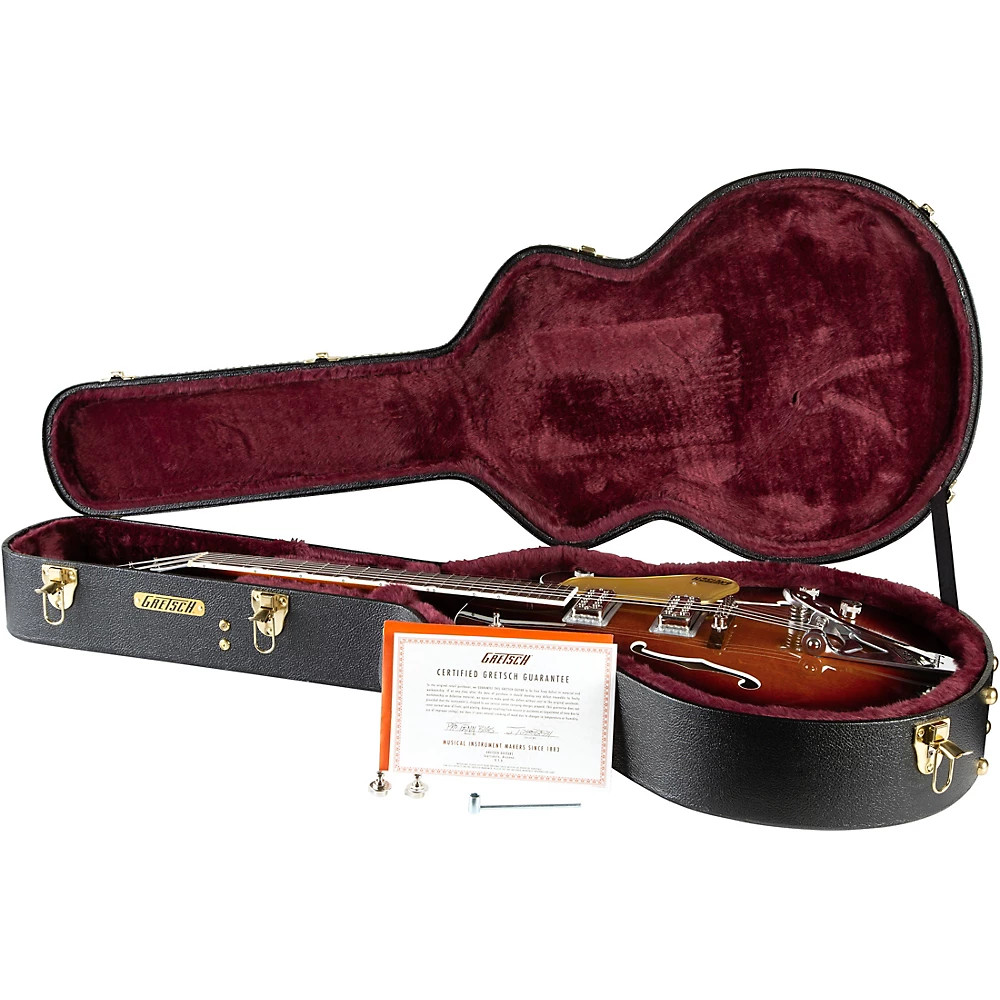 Gretsch Tennessean Hollow Body String-Thru Bigsby Nickel HW Guitar Havana Burst