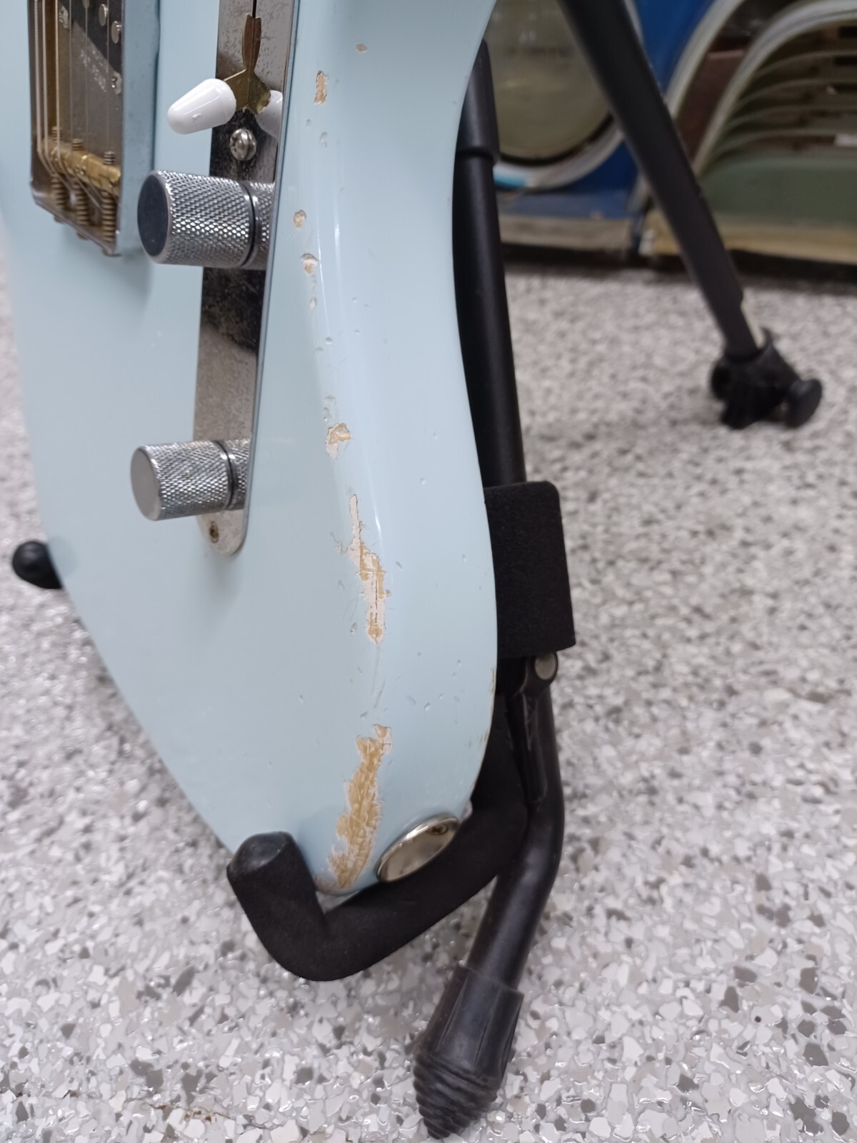 D’Light Custom “Bunny” Pine Jazzcaster Offset 2023 Sonic Blue