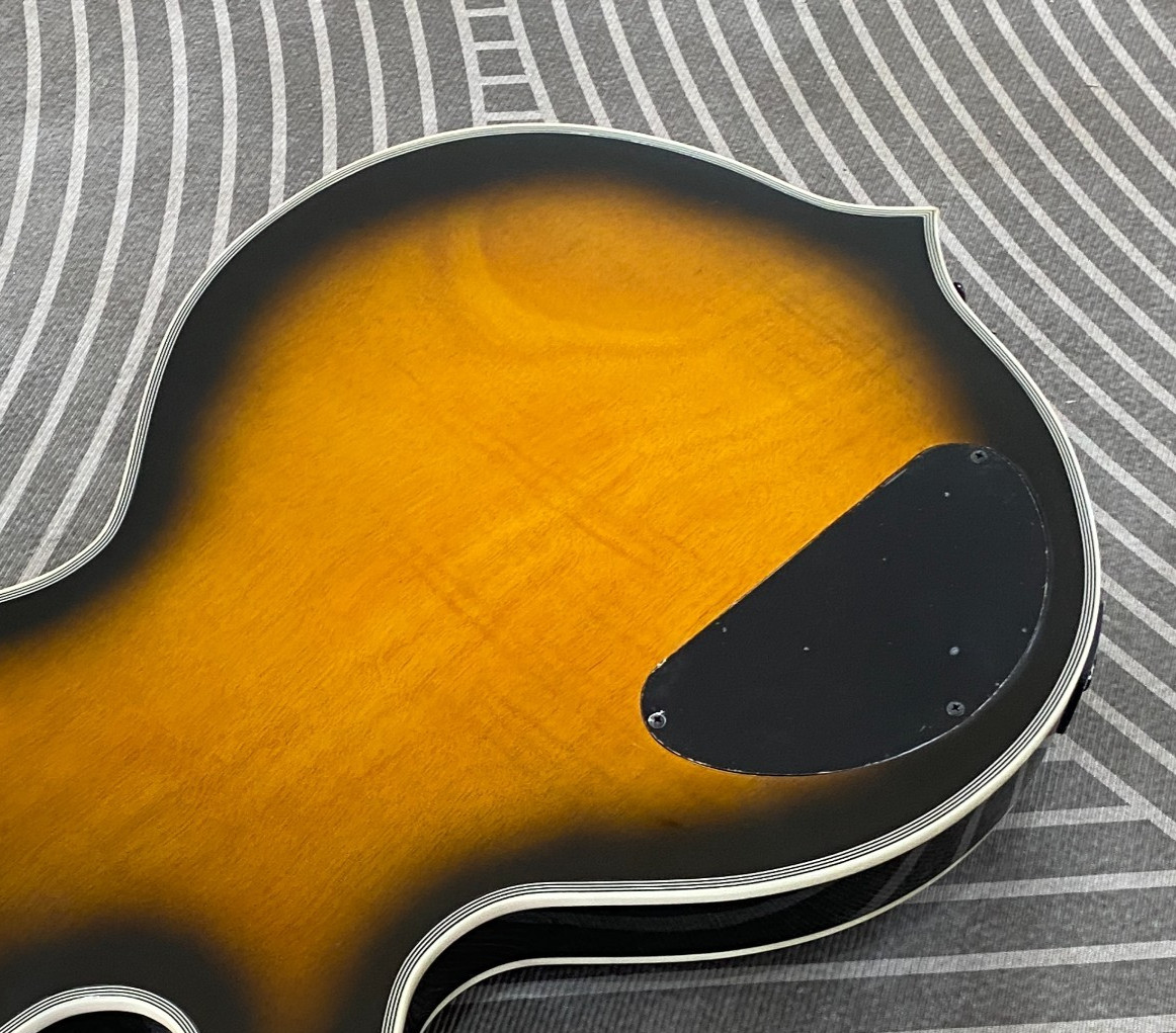 Electric Guitar Mahogany body black hardware 22frets Unique pattern