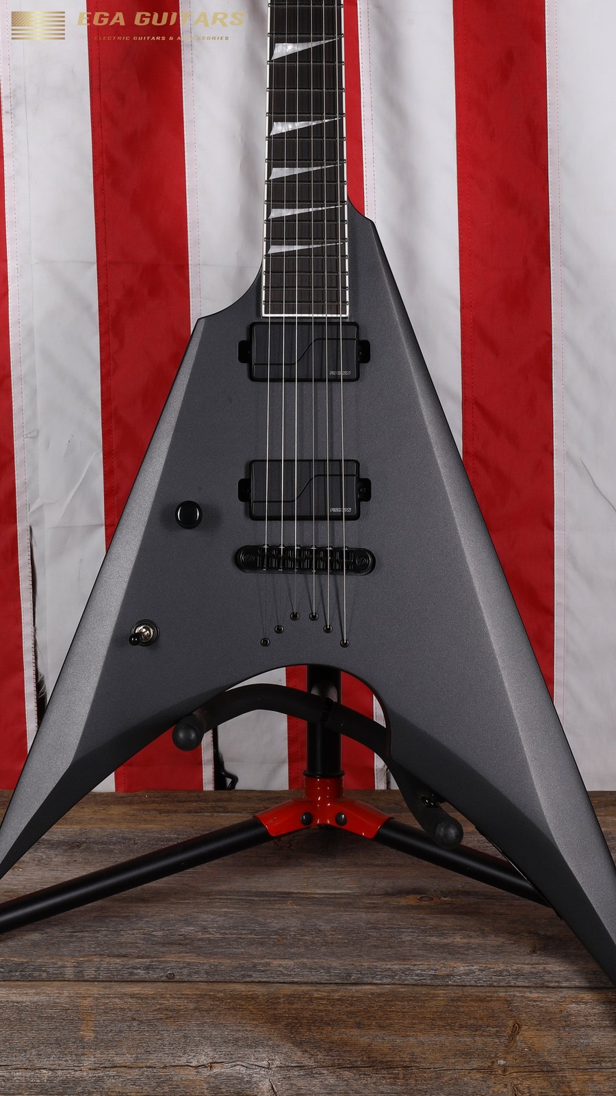 ESP LTD Arrow-1000 NT Left-Handed – Charcoal Metallic Satin