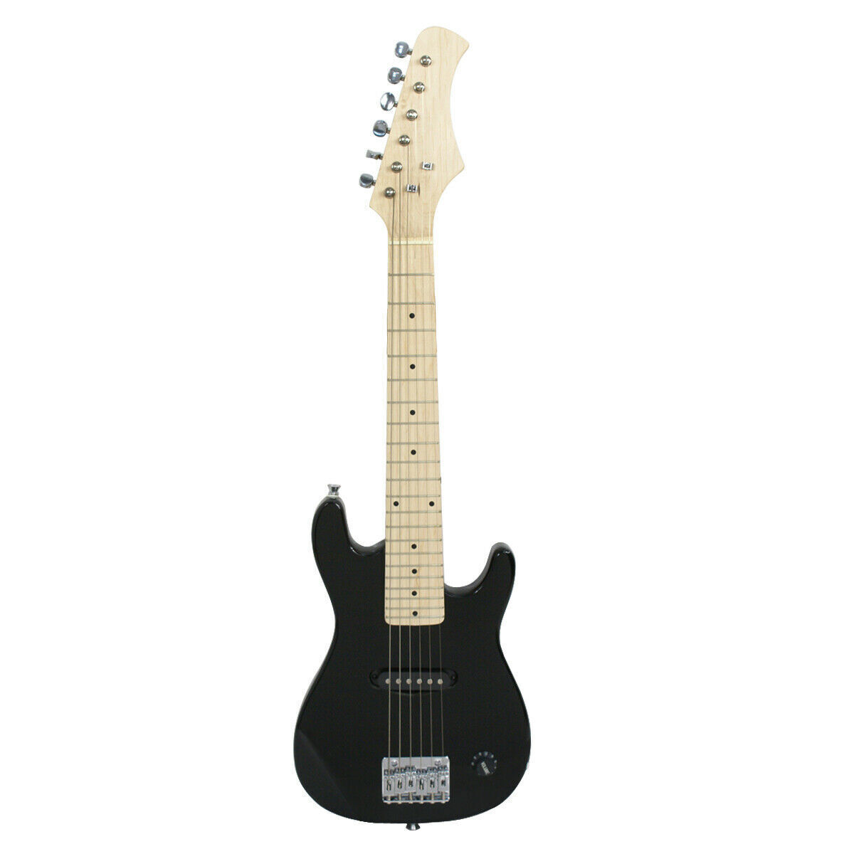Black Kids Guitar w/ Amp Case Electric Guitar Accessories Pack 30″ Beginner Use
