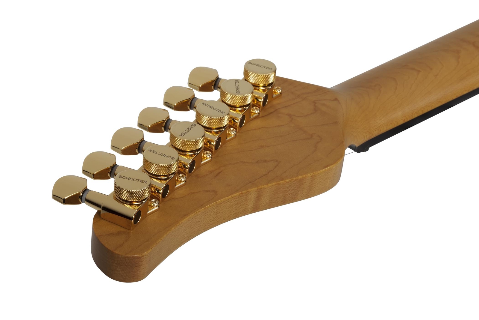 Schecter California Classic Solidbody Electric Guitar – Trans Amber