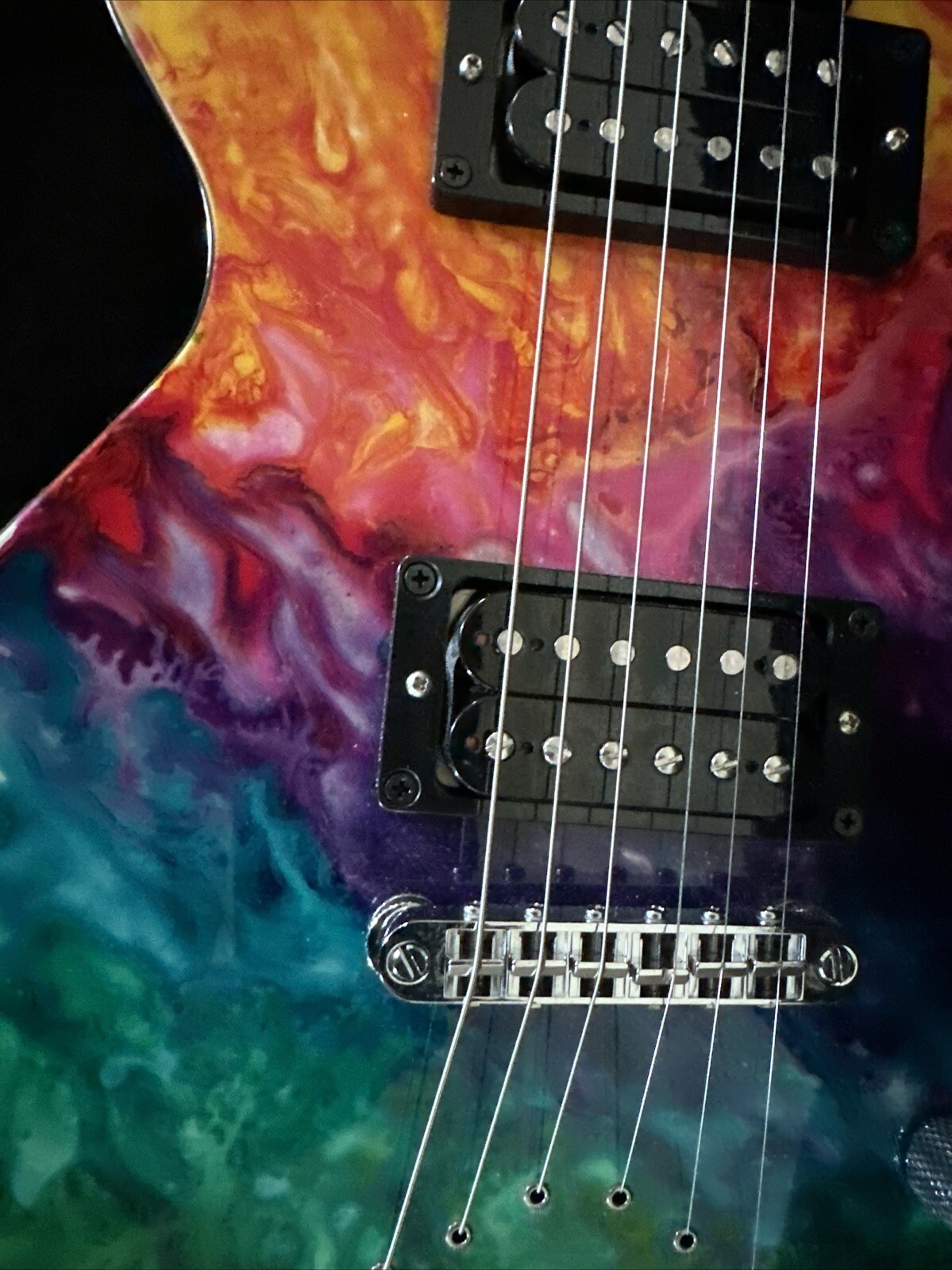 GMP® Guitars Pawn Shop® Special Rainbow Graphic by Dan Lawrence DRL Graphics