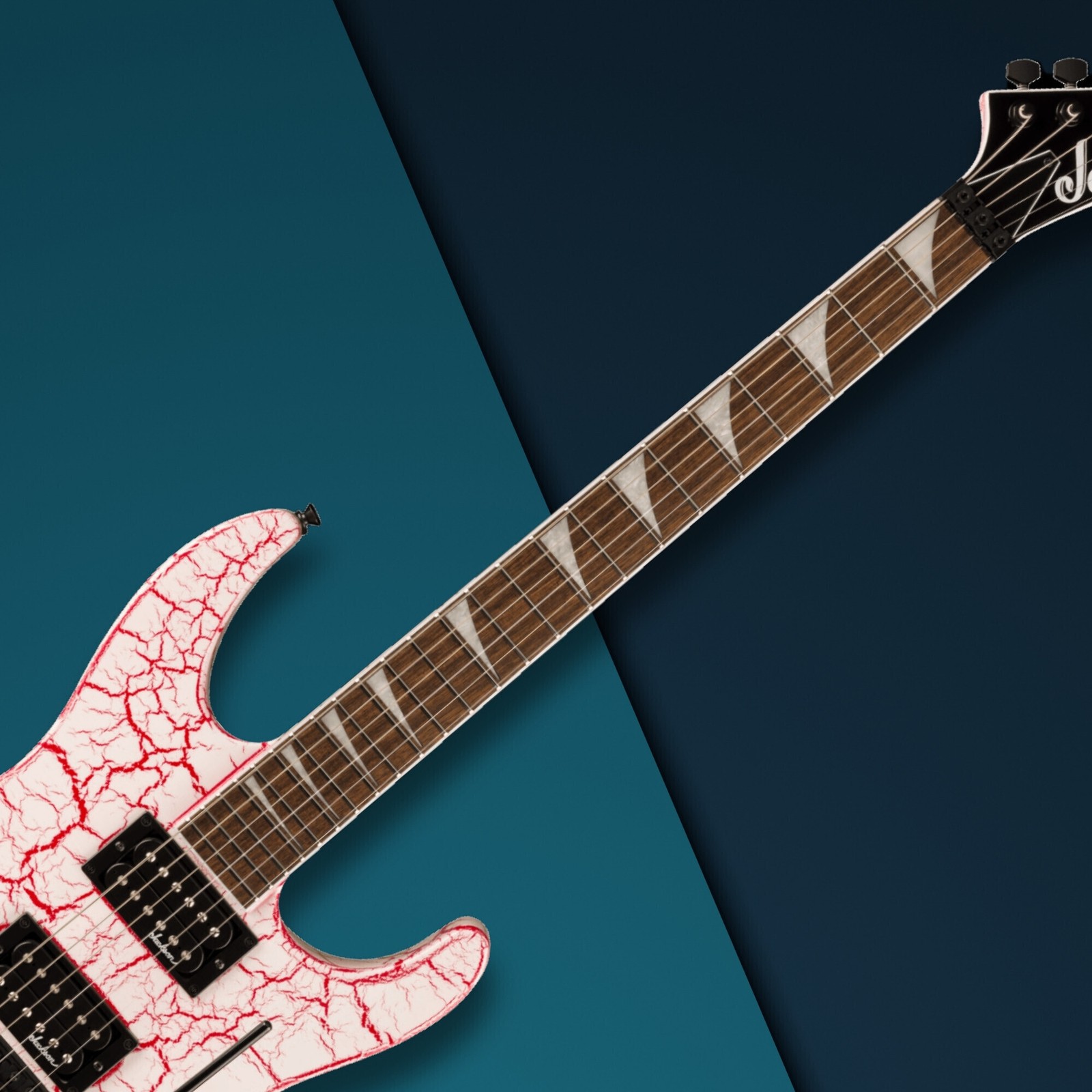 Jackson X Series Soloist SLX DX Crackle Bloodshot Crackle Electric Guitar
