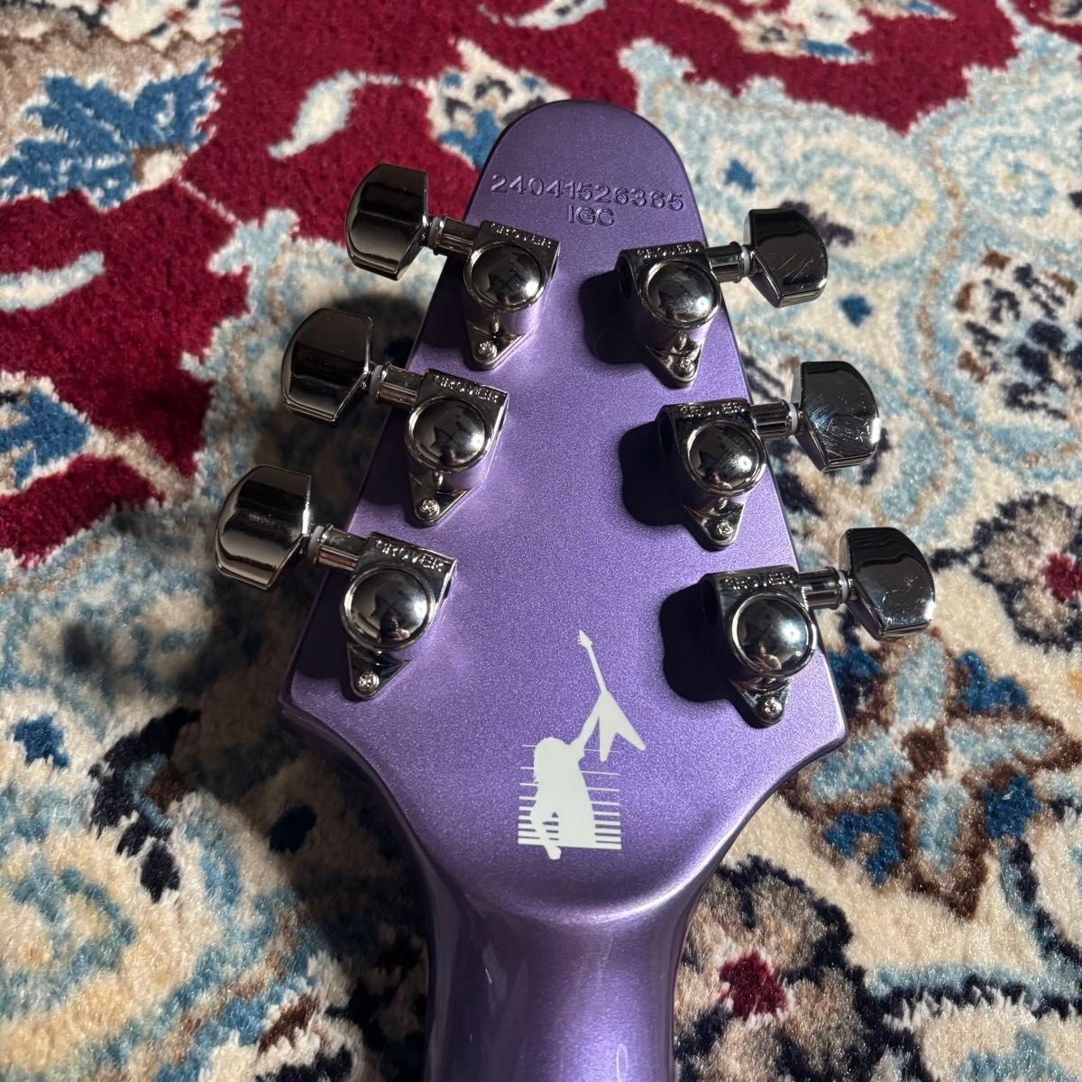 Epiphone Kirk Hammett 1979 Flying V Electric Guitar Purple Metallic