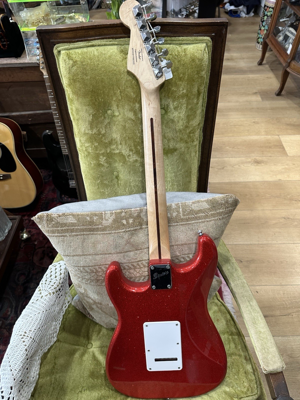 Fender Squier Bullet Stratocaster Red Glitter Pre Owned