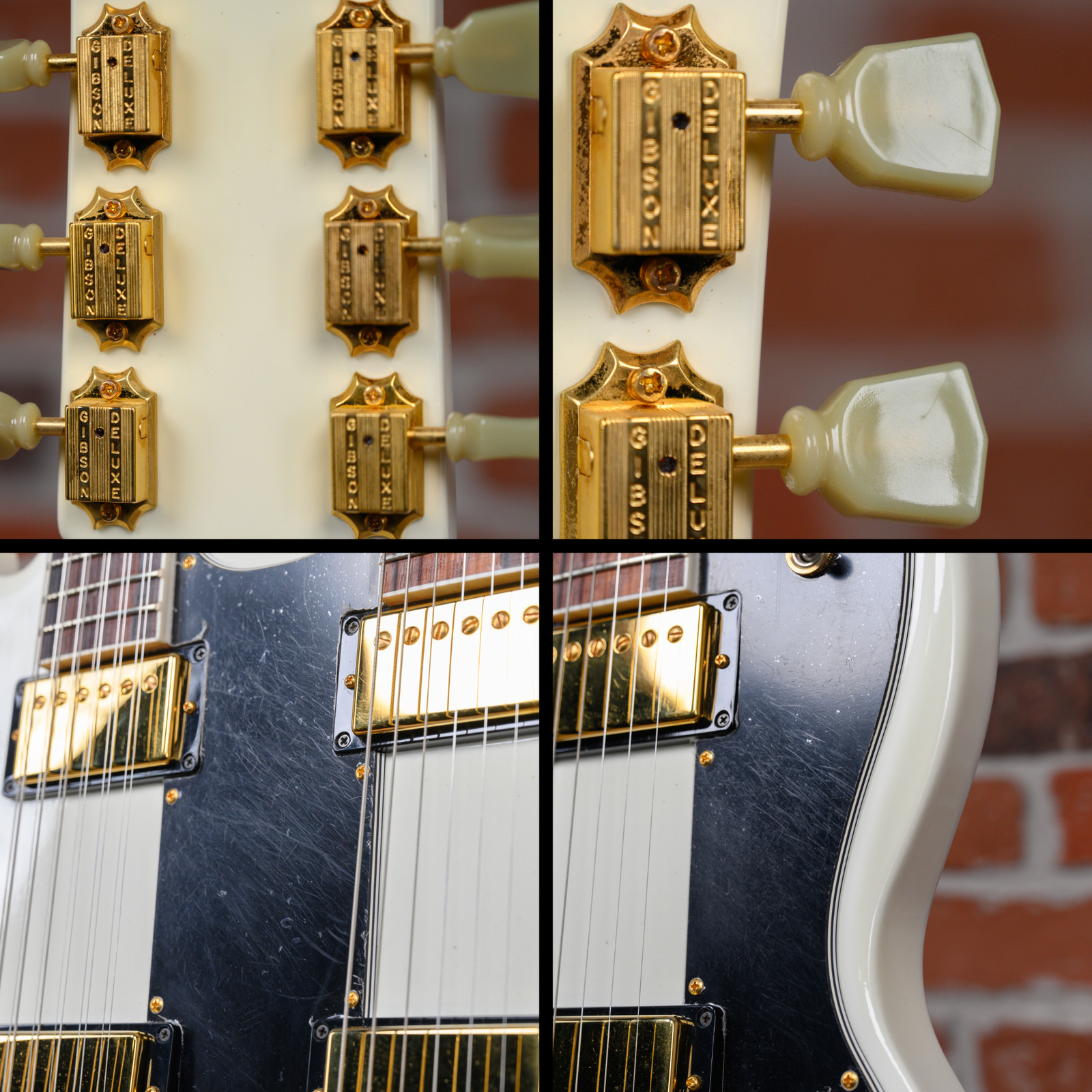Gibson Custom Shop EDS-1275 Double Neck Alpine White 2008 w/OHSC