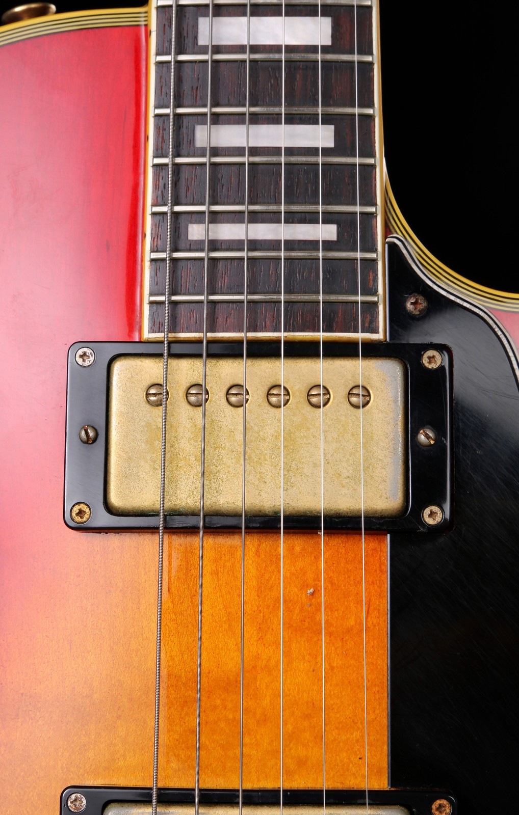 Burny RLC-60 Les Paul Custom MIJ Cherry Sunburst Early 80s