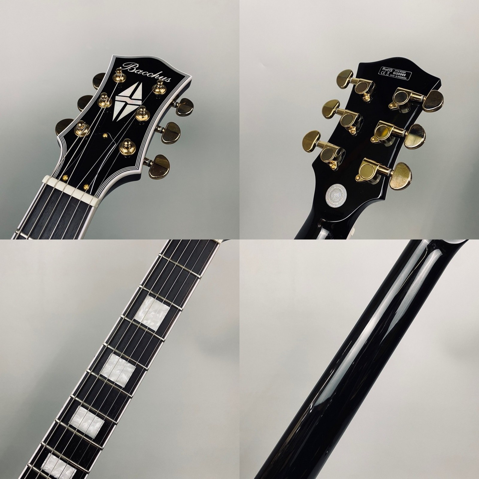 Bacchus DUKE-CTM Alnico BLK Used Nyatoh Body Nyatoh Neck Black w/Soft Case