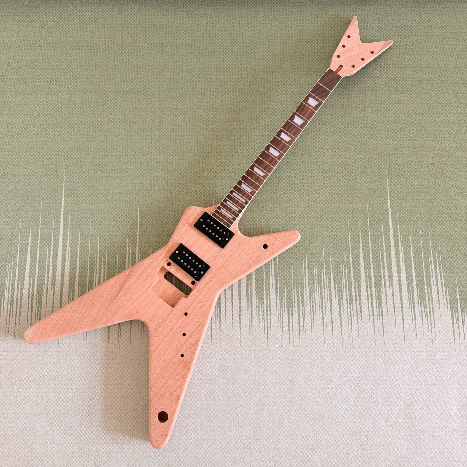 DIY Dean Electric Guitar Kit Rosewood Fretboard Mahogany body CR part set neck