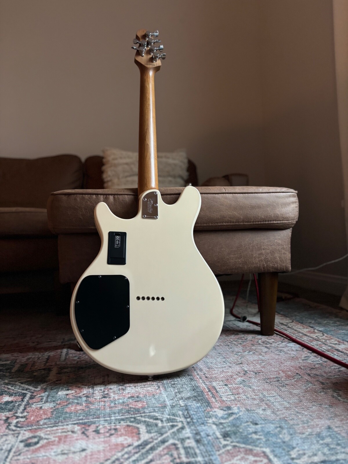 (Music man) valentine electric guitar. Cream everything works and is intact.
