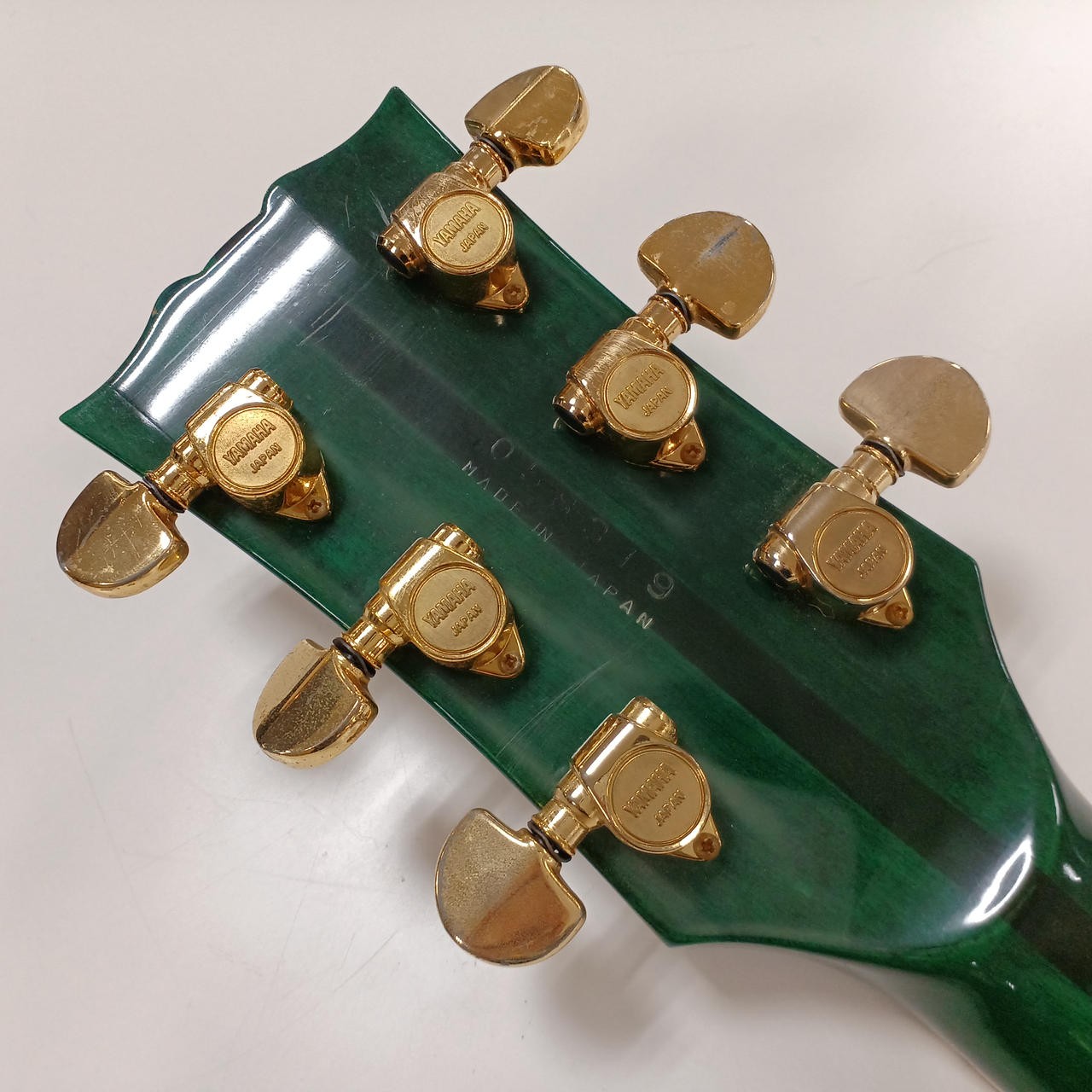 YAMAHA SG1500 Jade Green SG Type Electric Guitar Used Shipping From Japan