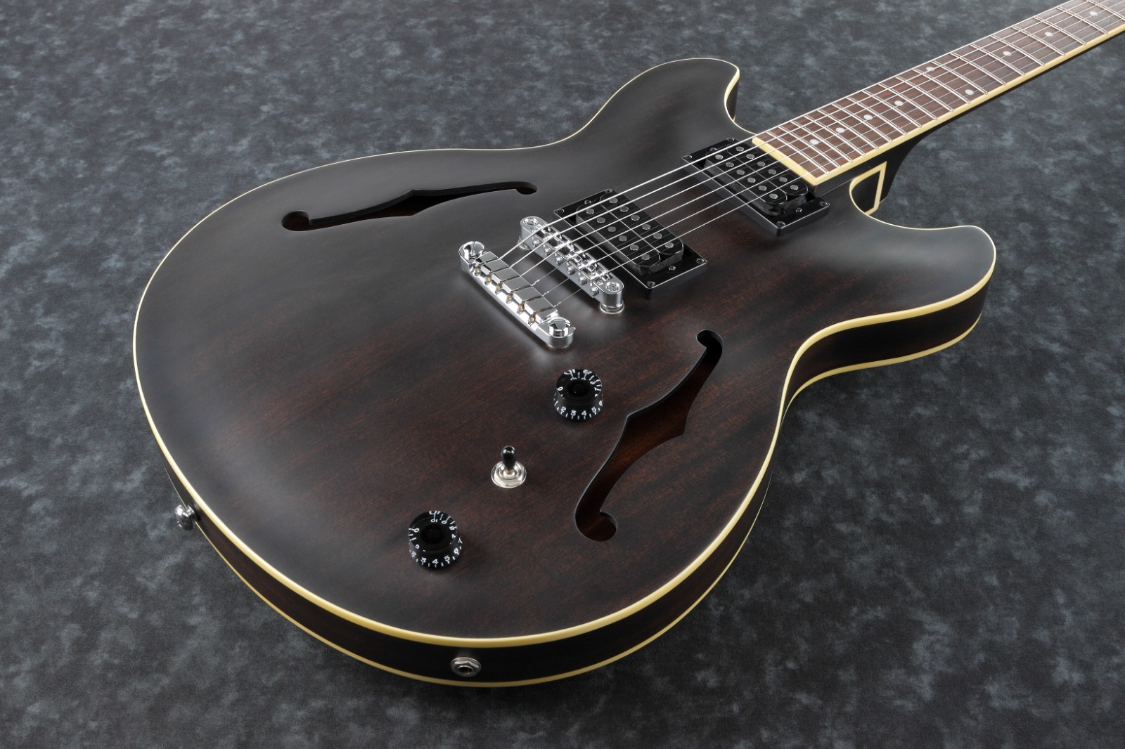 Ibanez AS53-TKF Artcore Semi-Hollow Body Electric Guitar Black w/ Free Pro Setup
