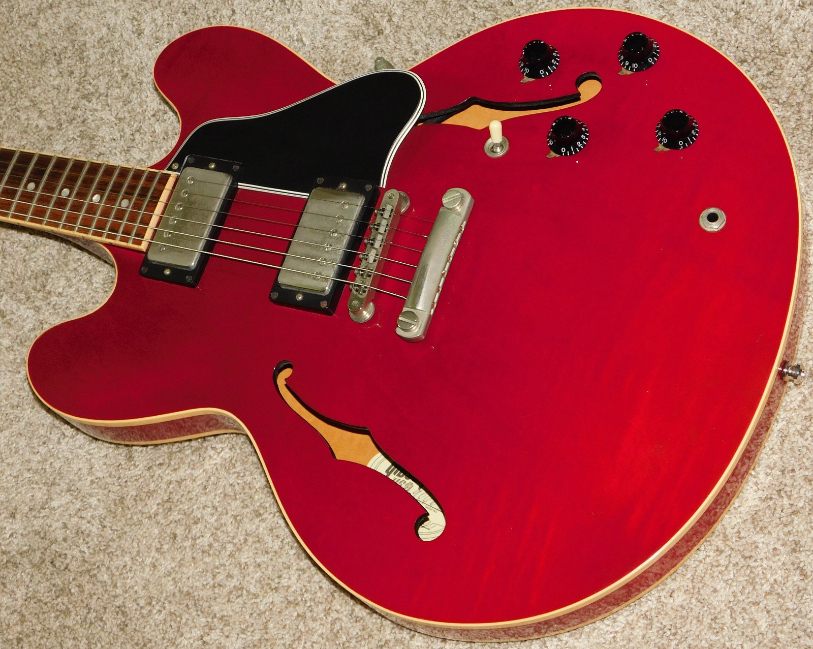 Gibson ES-335 Dot Reissue Semi-Hollow Electric Guitar Cherry 1995