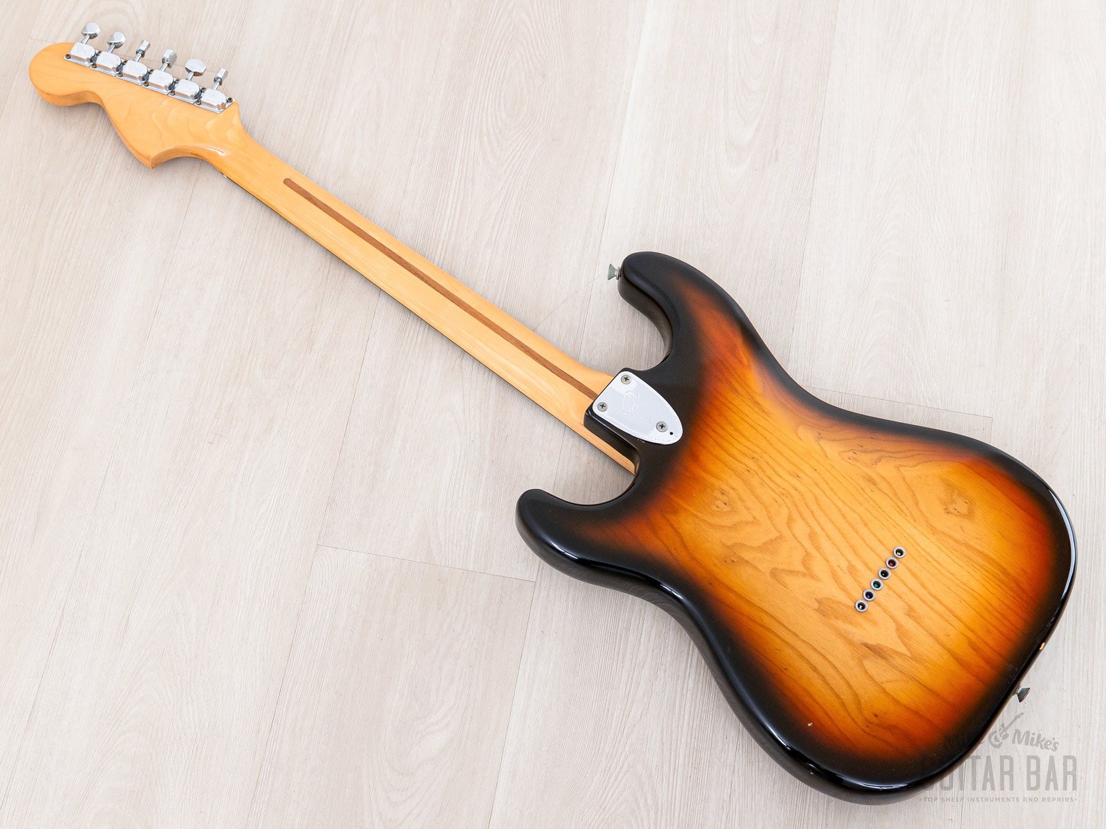 1980 Fender Stratocaster Hardtail Vintage Guitar Sunburst, 100% Original w/ Case