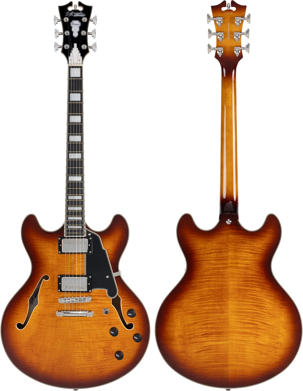 D’Angelico Premier DC Electric Guitar – Dark Iced Tea Burst