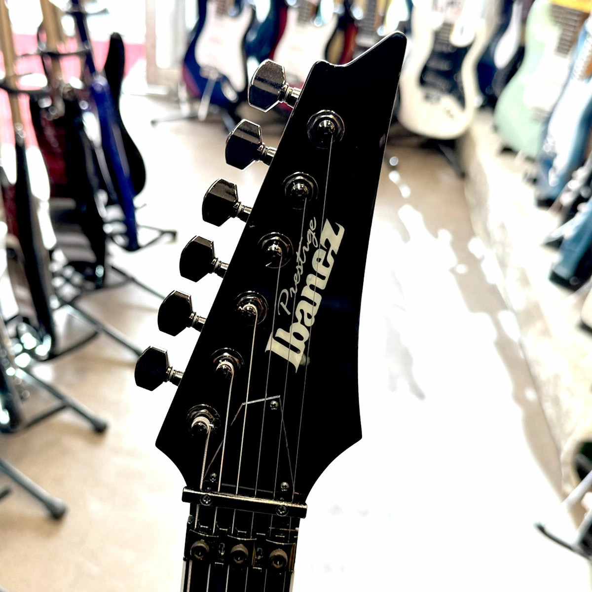 Used 2007 Ibanez RG2550E Black Prestage Electric guitar