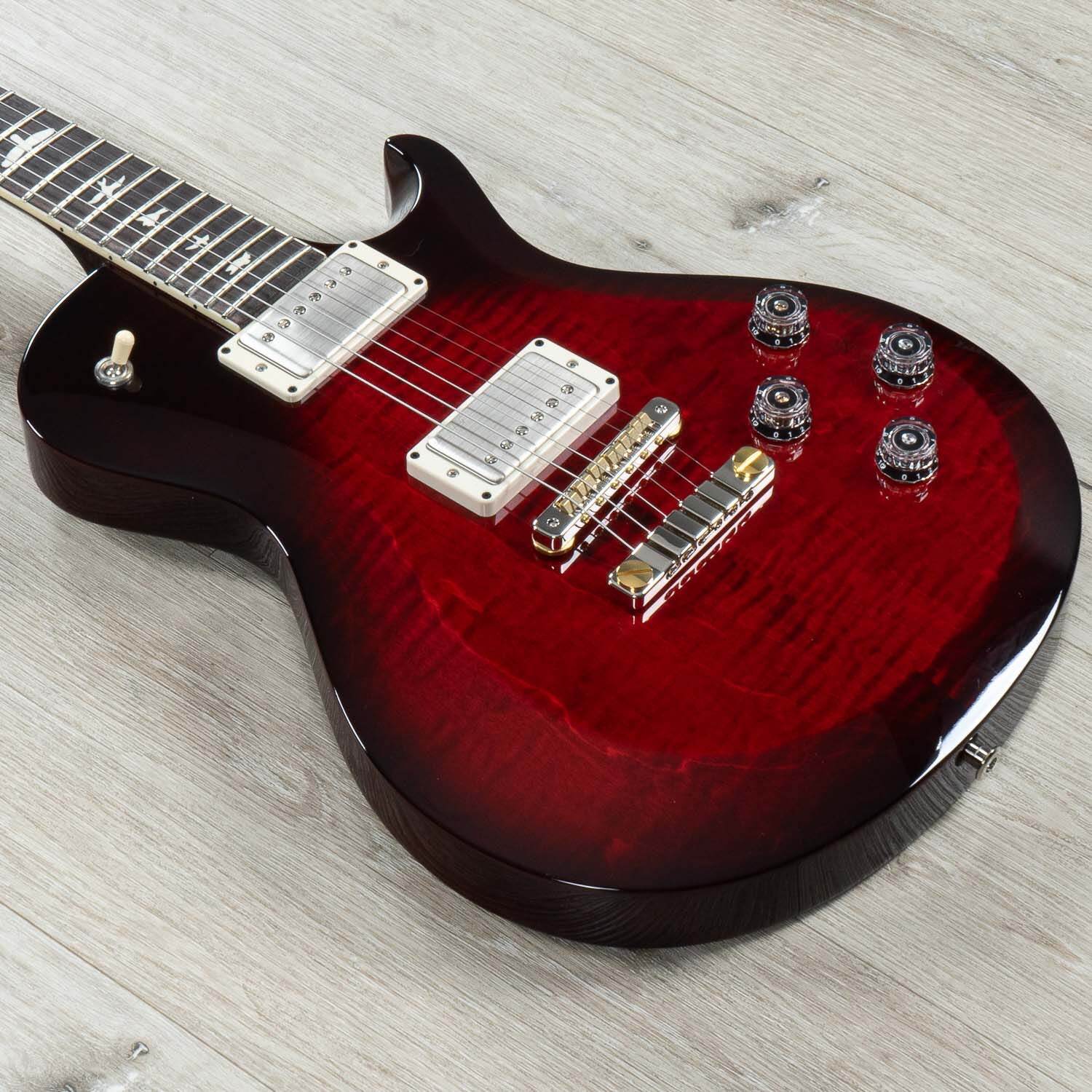 PRS Paul Reed Smith S2 McCarty 594 Singlecut Guitar, USA Pickups, Fire Red Burst