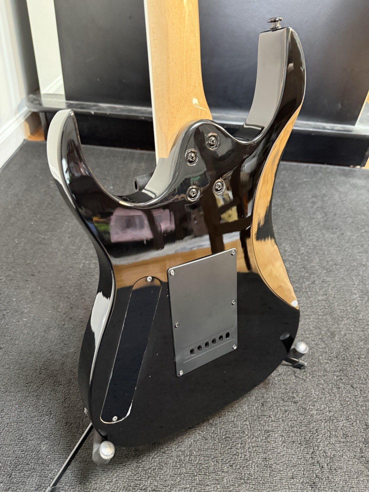 Custom RG Electric Guitar Upgraded Pickups And Unique Artwork Floating Bridge
