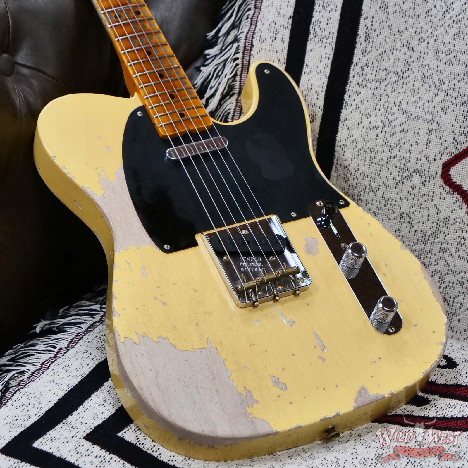 2025 NAMM Fender Custom Shop 1951 Nocaster Heavy Relic Faded Nocaster Blonde 6.7