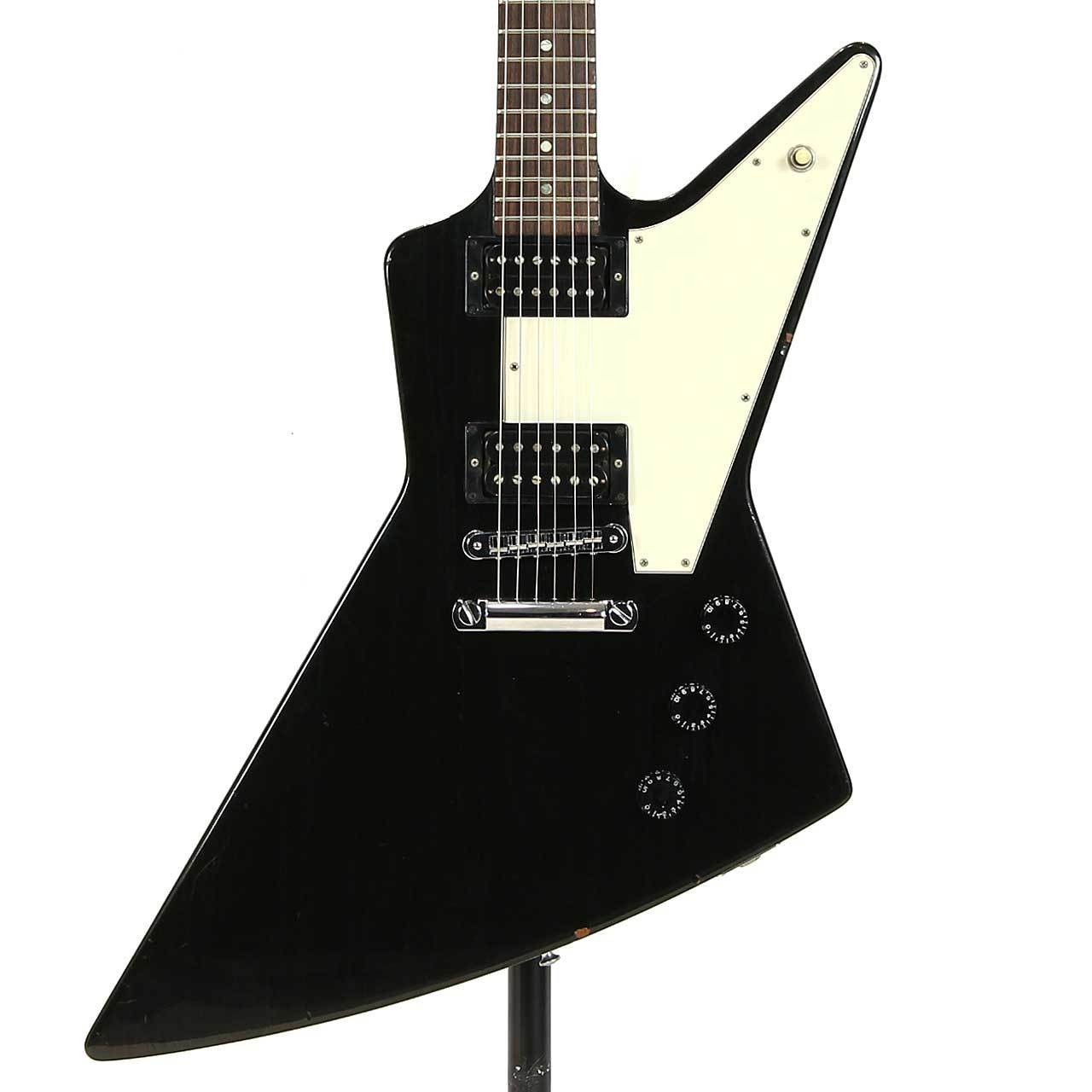 Gibson Explorer 76 Ebony 2004 496R 500T Mahogany With Hard Case USED