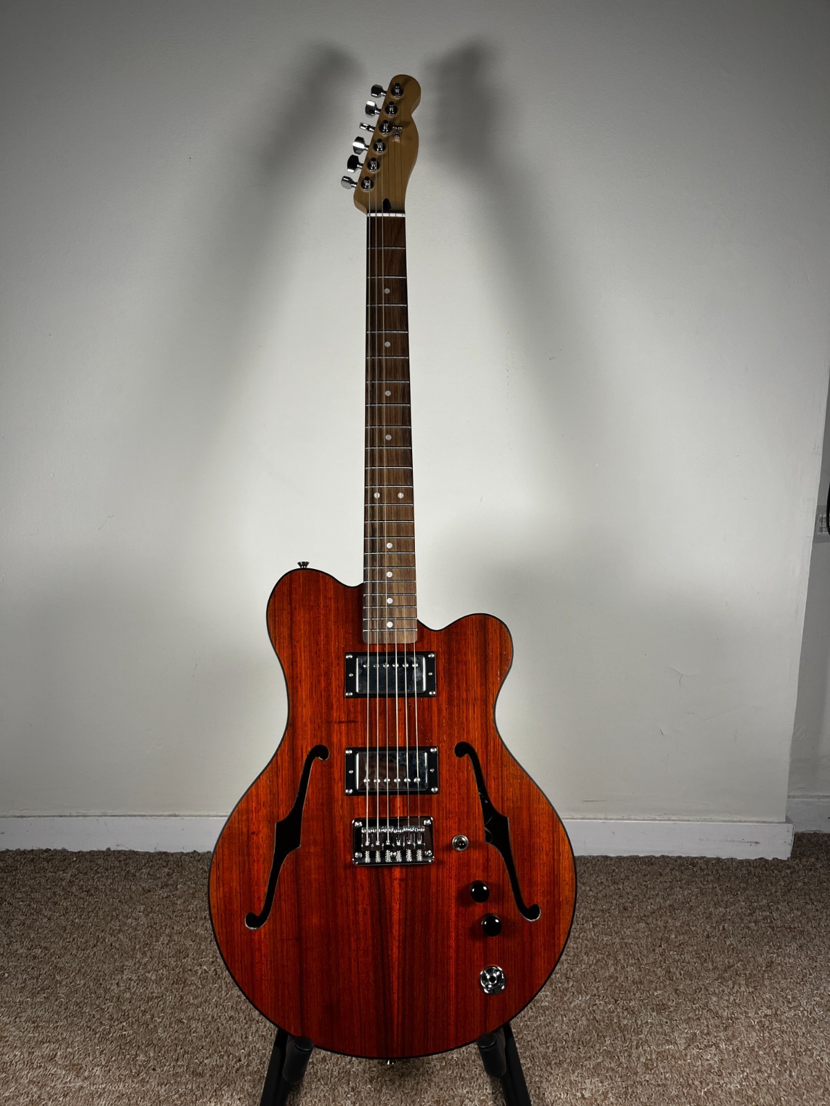 Catalyst – Semi-Hollow Electric Guitar – FREE HARDCASE & SHIP(ES225/Tele hybrid)