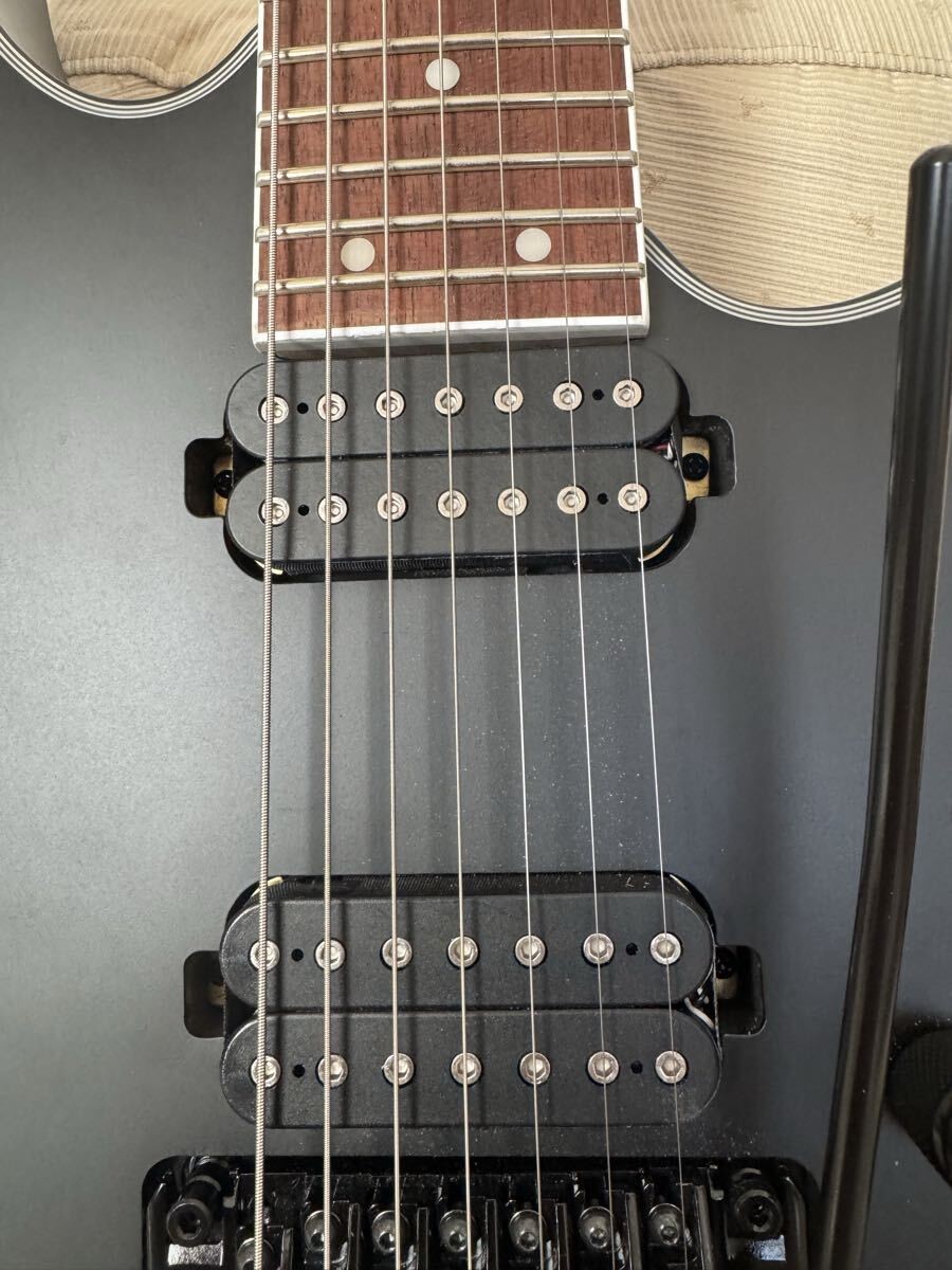 Electric Guitar Ibanez RG7420EX-BKF 2024 Black Flat 7-String Indonesia Made