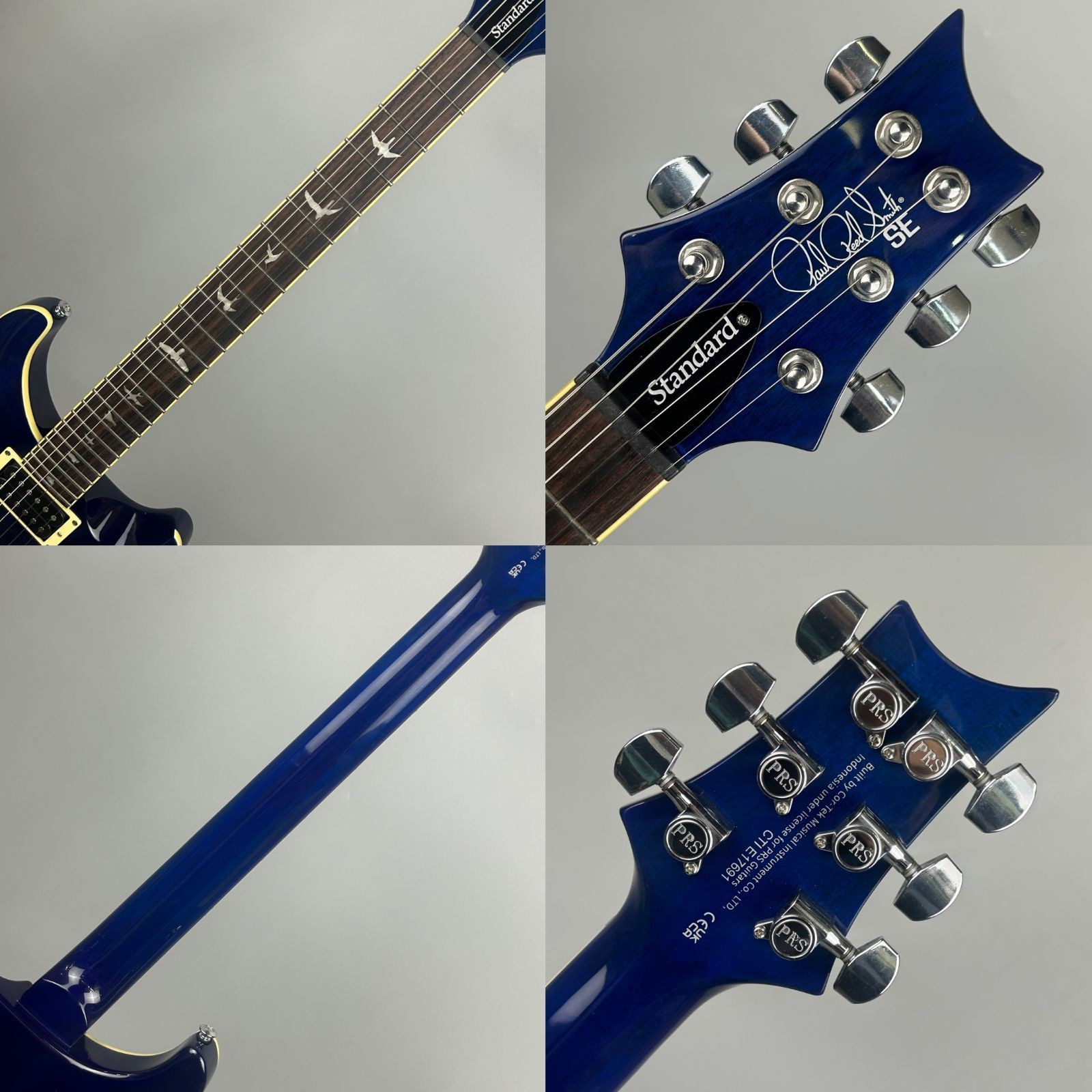 PRS SE STANDARD 24-08 Translucent Blue Electric Guitar Shipping From Japan