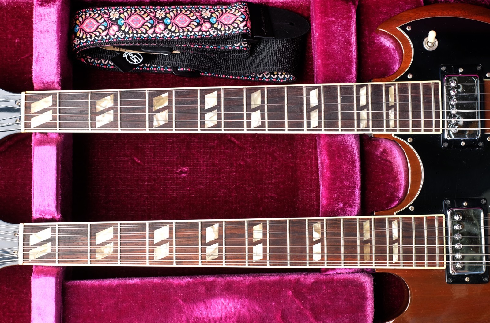 1974 Gibson EDS-1275 Double Neck Electric SG Body Guitar