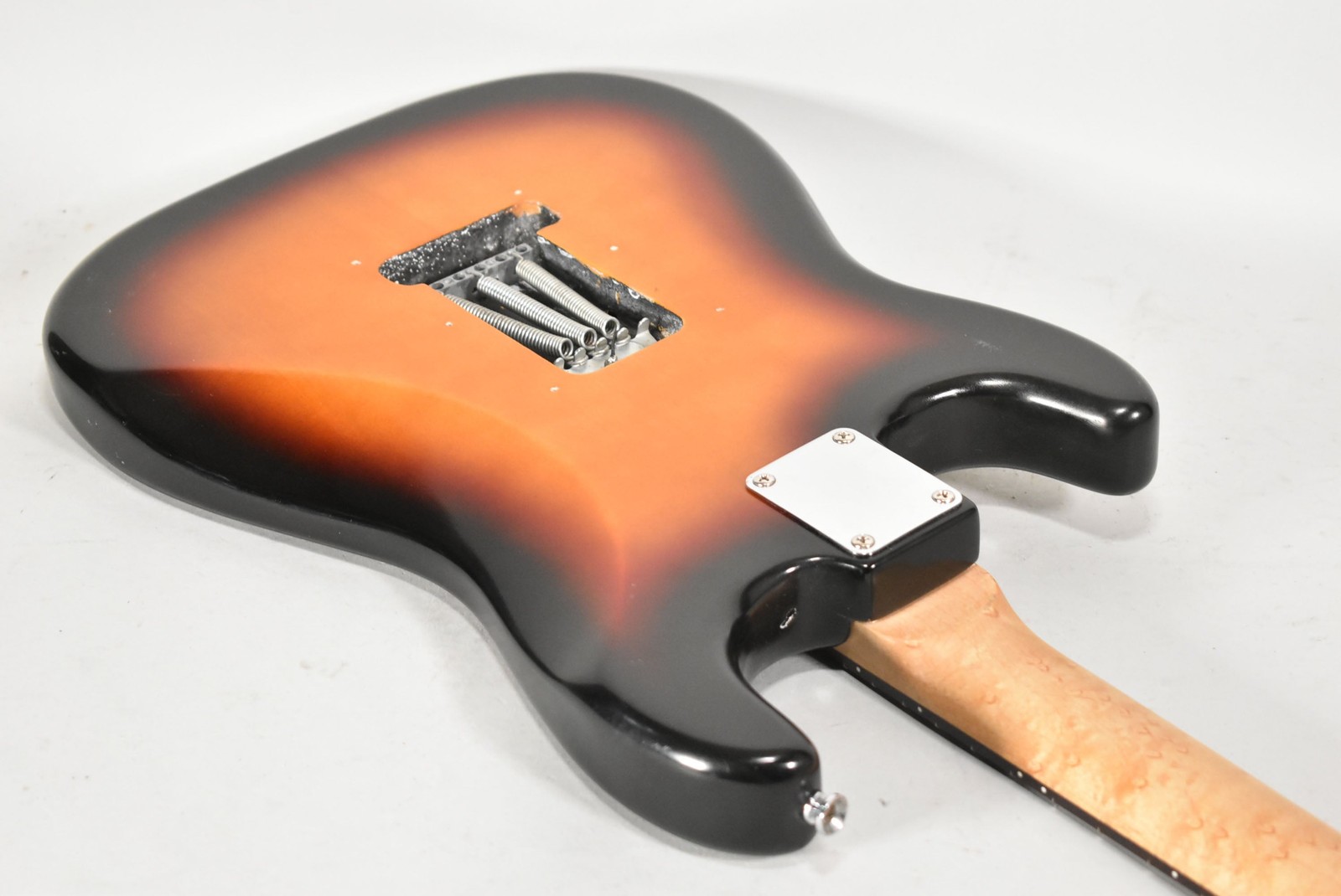 HSS Partscaster Strat Type Sunburst Finish Electric Guitar