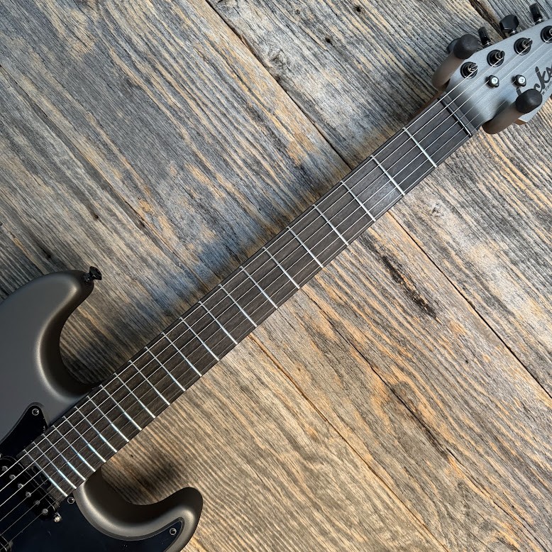 Jackson Custom Shop SS HSS HT Electric Guitar – Satin Pewter