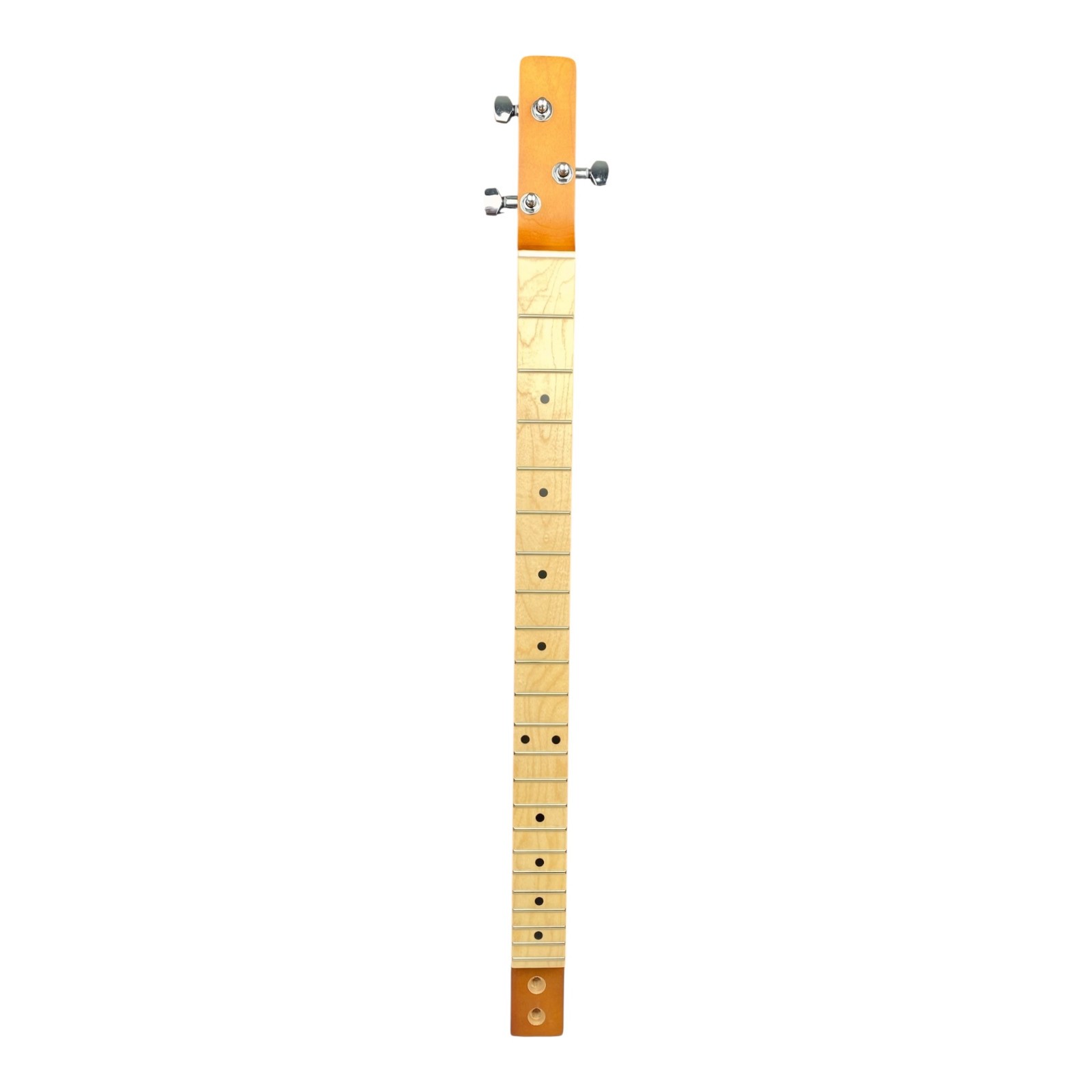 Haze DIY kits Mahogany Cigar Box Guitar – Natural X1 + 2 Slides