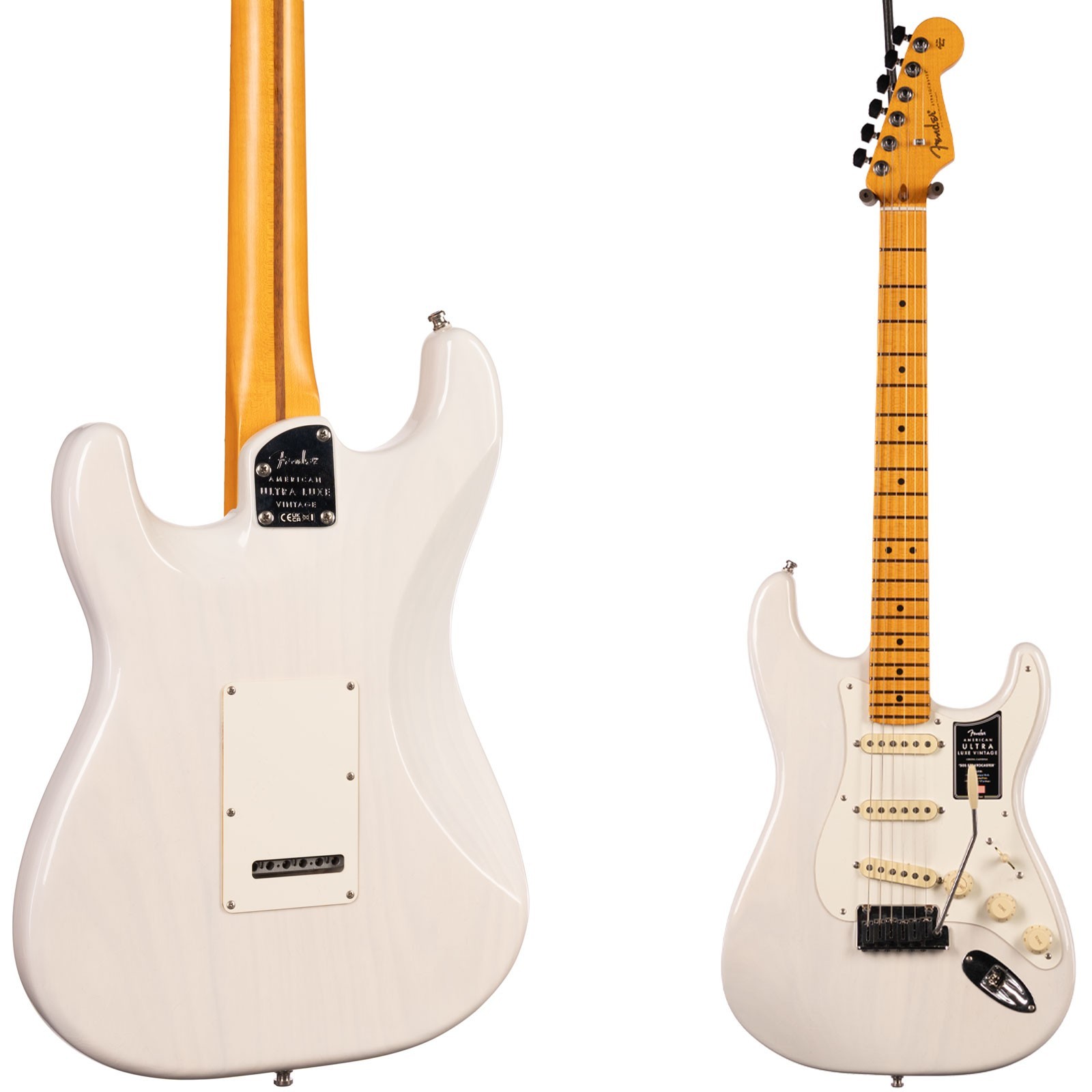 Fender American Ultra Luxe Vintage ’50s Stratocaster White Blonde (574)