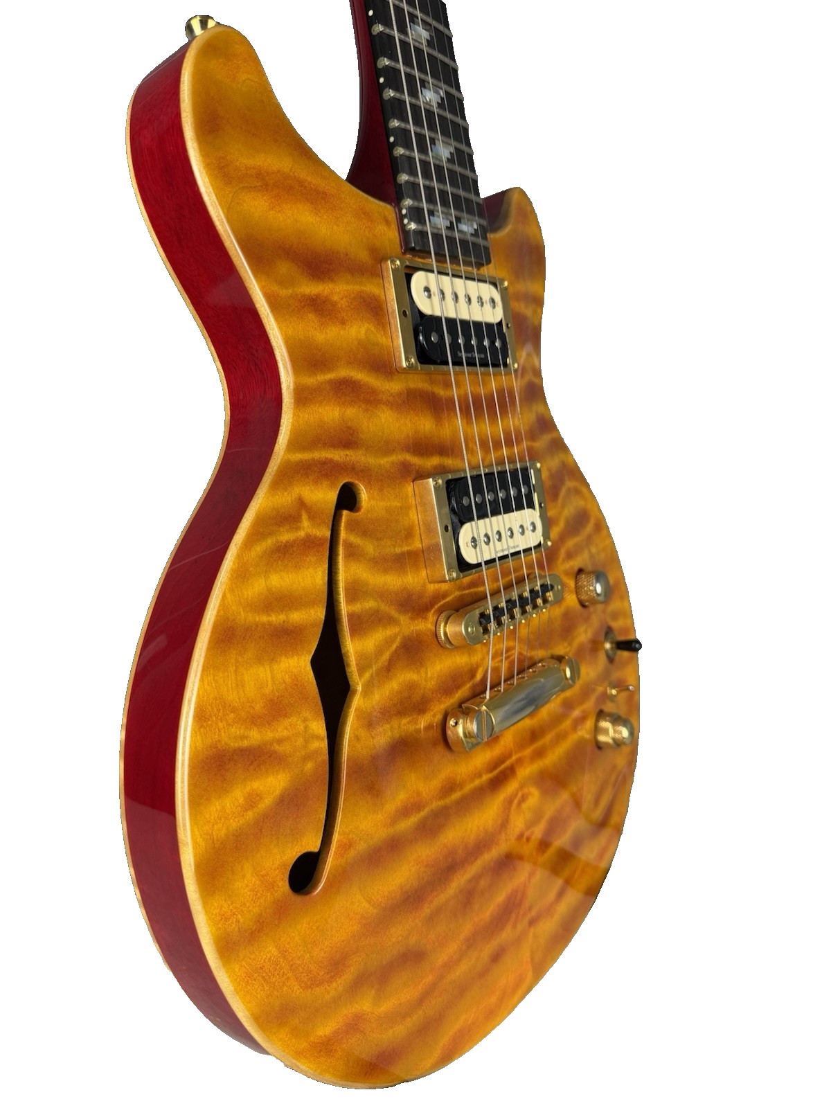 *Very Rare*Ed Roman Guitars: Jaros Bluzeman Plus Hellfire Custom W/Hard Case